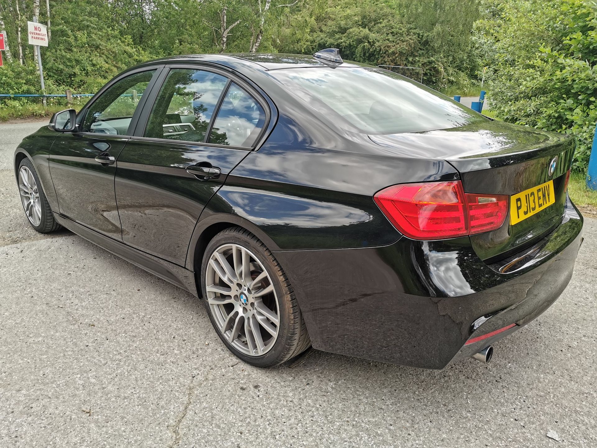 2013/13 REG BMW 320D EFFICIENT DYNAMICS 2.0 DIESEL BLACK 4 DOOR SALOON *NO VAT* - Image 5 of 30