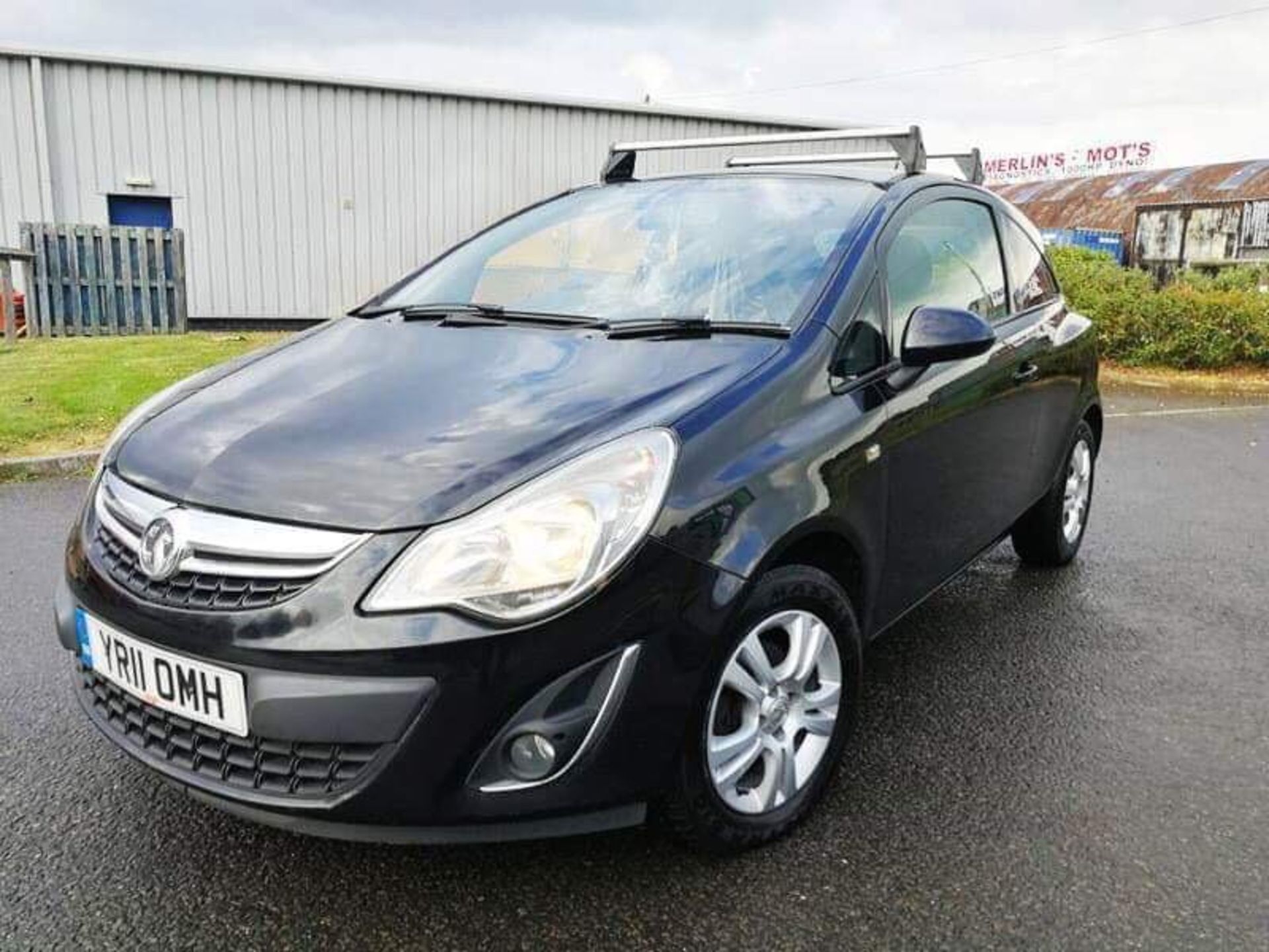 2011/11 REG VAUXHALL CORSA SPORTIVE CDTI 1.25 BLACK DIESEL CAR DERIVED VAN *NO VAT* - Image 5 of 16