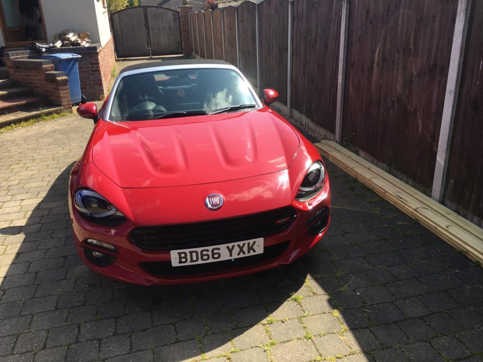 2016/66 REG FIAT 124 SPIDER LUSSO + MULTIA 1.4 PETROL CONVERTIBLE, SHOWING 1 FORMER KEEPER *NO VAT* - Image 5 of 7