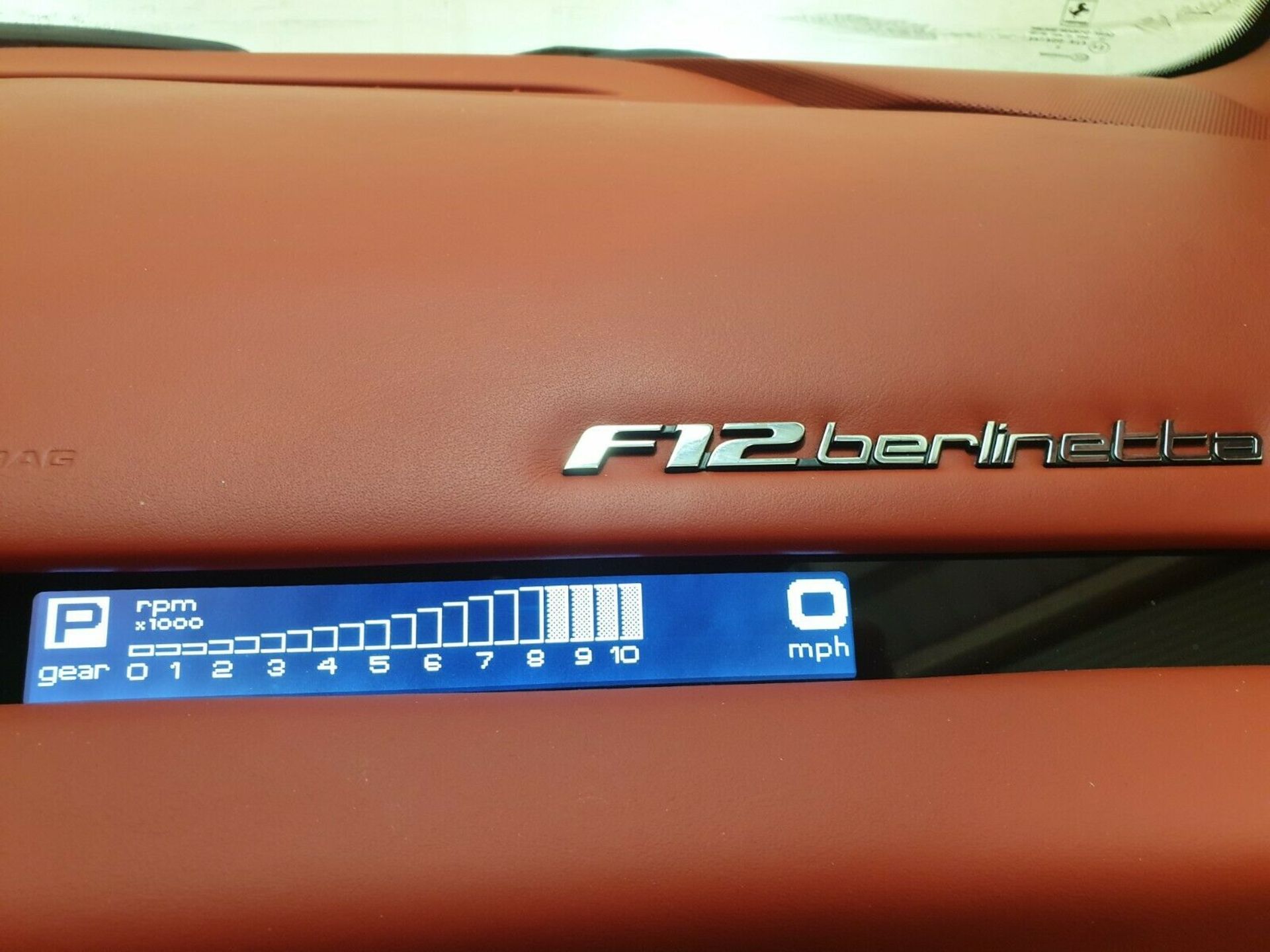 2014 FERRARI F12 BERLINETTA 2DR AUTOMATIC, LHD 730 BHP 6.2L PETROL - Image 12 of 12