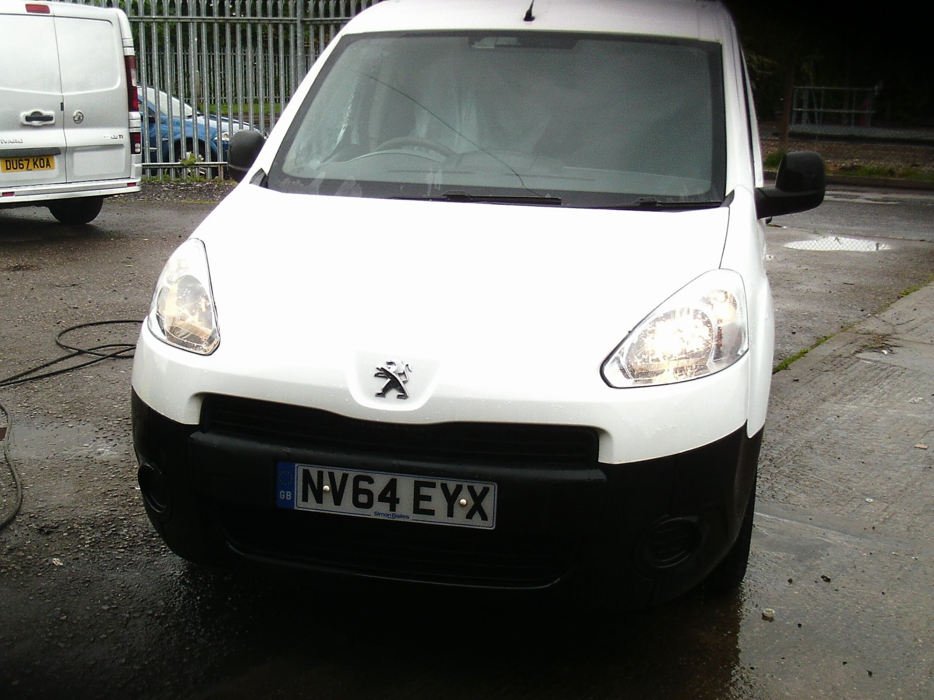 2014/64 REG PEUGEOT PARTNER 850 S L1 HDI 1.6 DIESEL WHITE PANEL VAN, SHOWING 1 FORMER KEEPER