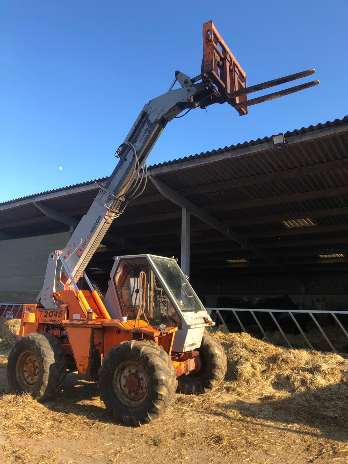 1990/H REG FDI SAMBRON MULTI-SCOPIC ORANGE / GREY DIESEL MACHINE *PLUS VAT* - Image 6 of 18