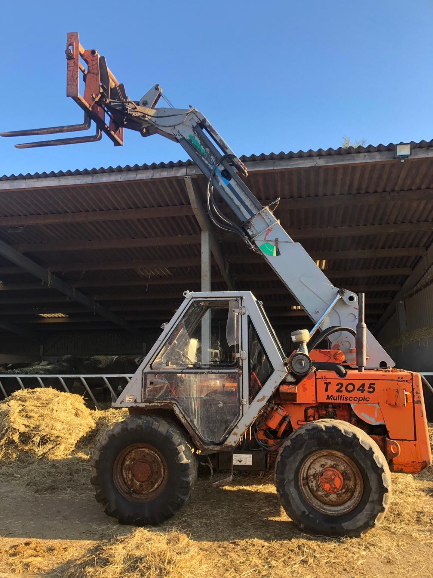 1990/H REG FDI SAMBRON MULTI-SCOPIC ORANGE / GREY DIESEL MACHINE *PLUS VAT* - Image 9 of 18