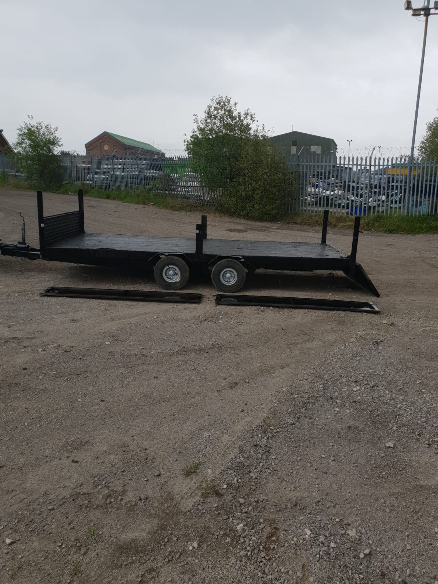 3.5 TON TIPPING TRAILER LAUNCH YOUR WORK DROP DOWN SIDES TIPPER WORKS GOOD TYRES *NO VAT* - Image 6 of 10