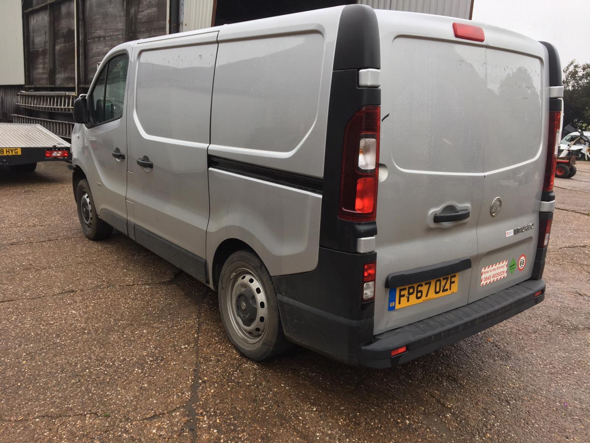 2018/67 REG VAUXHALL VIVARO 2900 BITURBO CDTI 1.6 DIESEL PANEL VAN, SHOWING 0 FORMER KEEPERS *NO VAT - Image 4 of 9