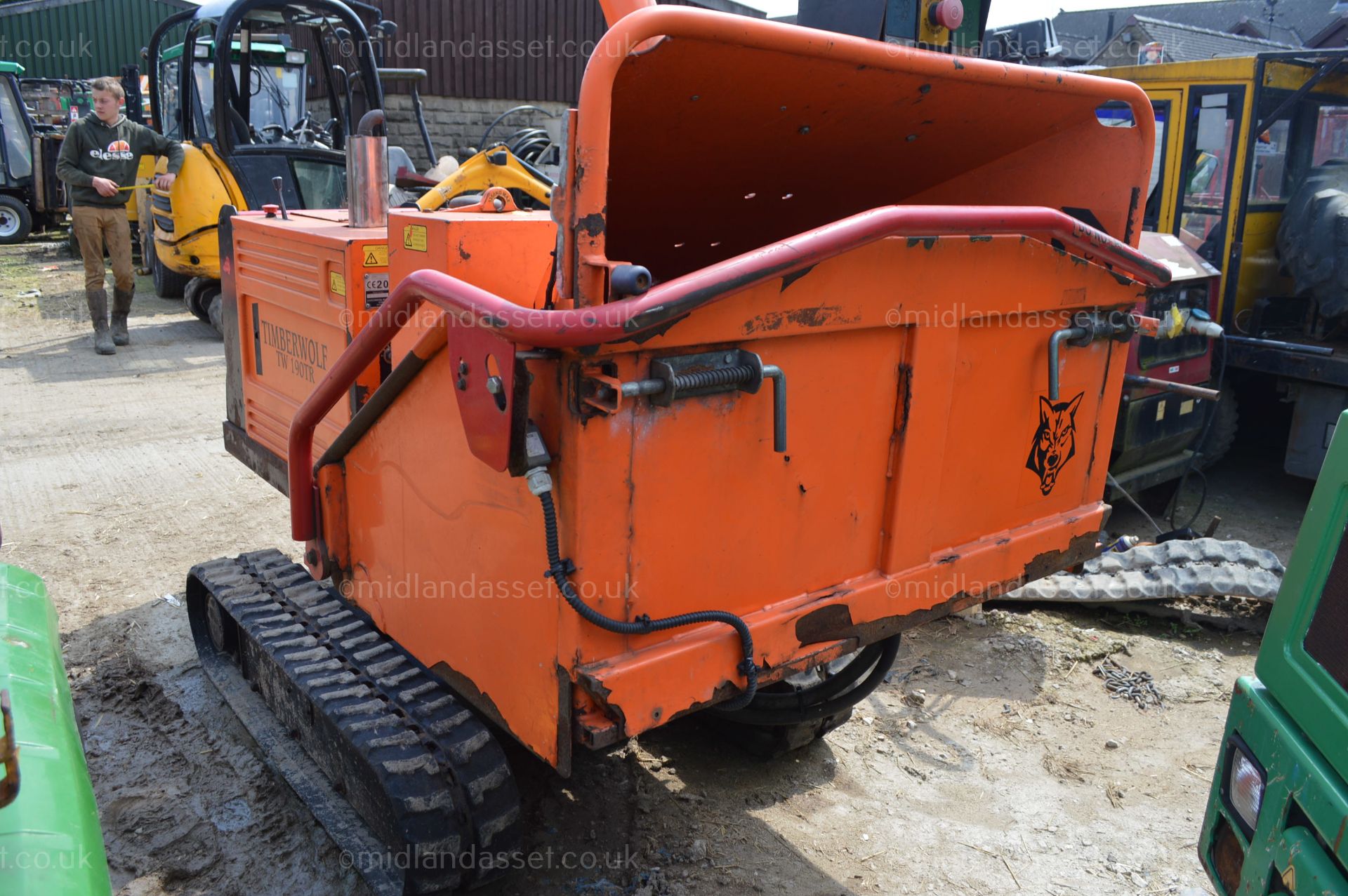 2008 TIMBERWOLF TRACKED WOOD CHIPPER TW 190TR *PLUS VAT* - Image 4 of 5