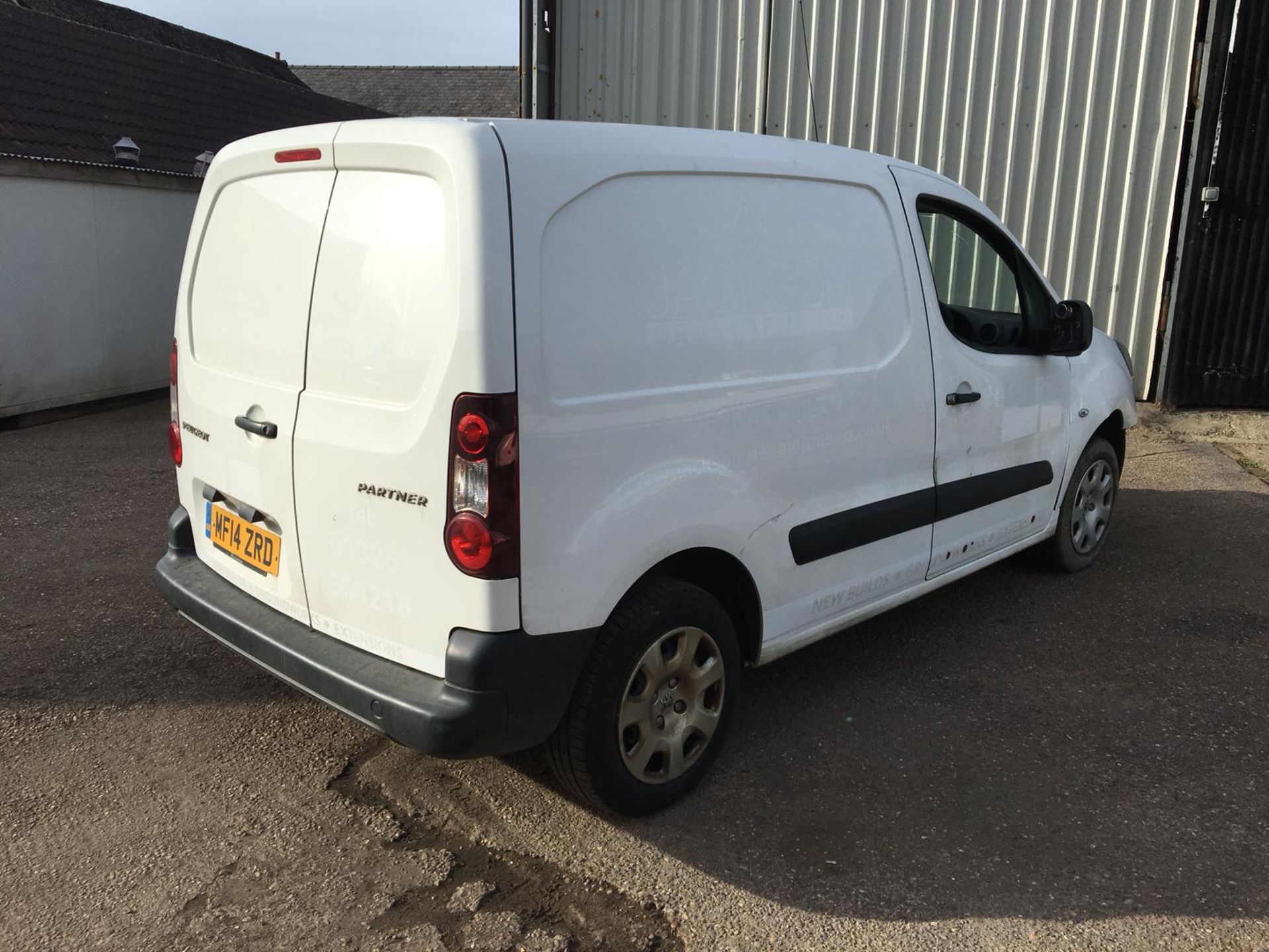 2014/14 REG PEUGEOT PARTNER 850 PROFESSIONAL L1 WHITE DIESEL PANEL VAN, SHOWING 1 FORMER KEEPER - Image 5 of 5