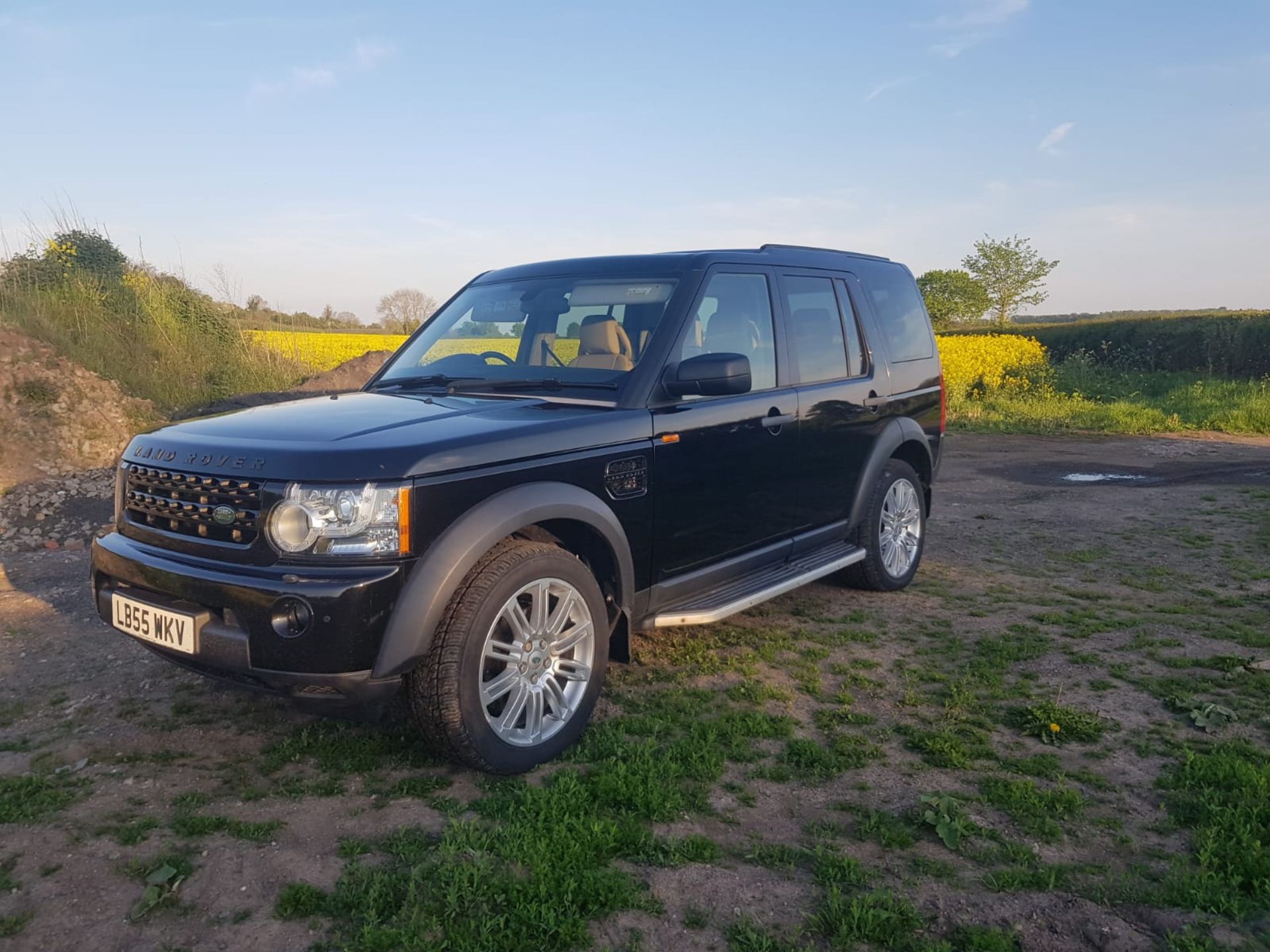 2006/55 REG LAND ROVER DISCOVERY 3 TDV6 AUTO 2.7 DIESEL BLACK 7 SEATER *NO VAT* - Image 3 of 12