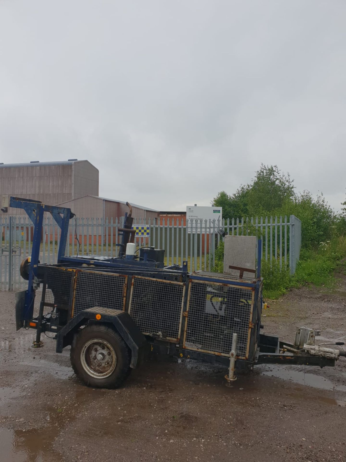 DIESEL HYDRAULIC WINCH LISTER PETTER ENGINE 2 CYLINDER, IN FULL WORKING ORDER *NO VAT* - Image 2 of 17