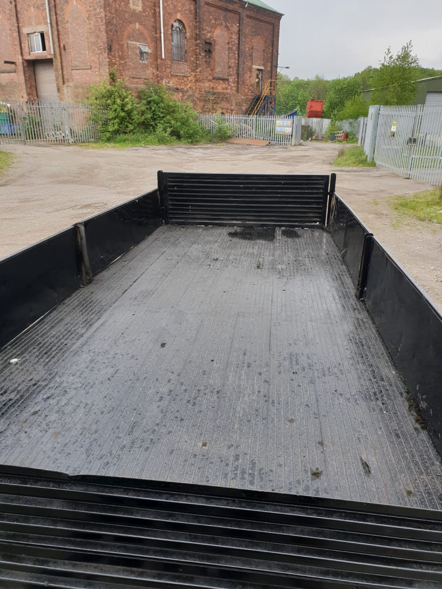 3.5 TON TIPPING TRAILER LAUNCH YOUR WORK DROP DOWN SIDES TIPPER WORKS GOOD TYRES *NO VAT* - Image 10 of 10