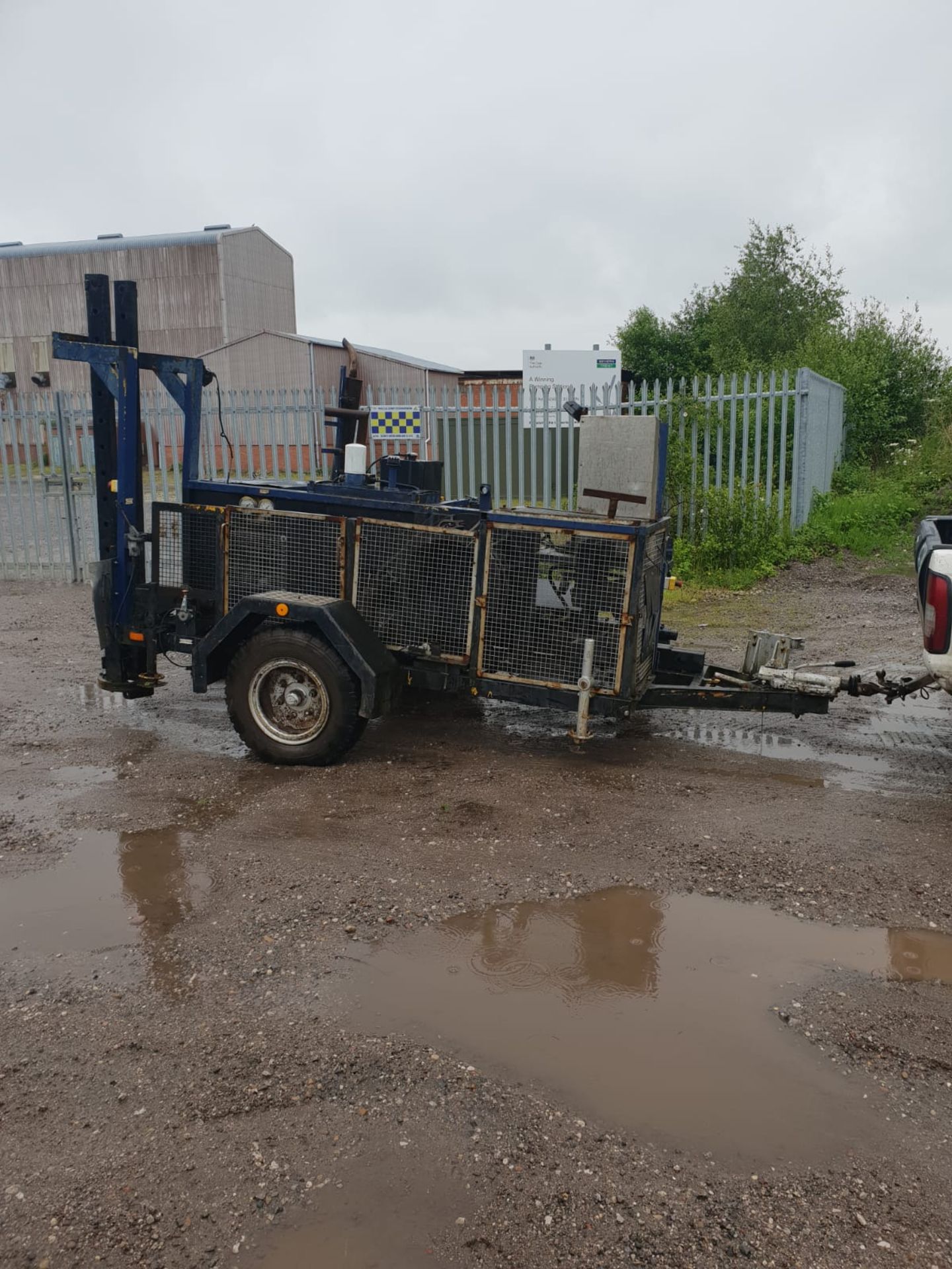 DIESEL HYDRAULIC WINCH LISTER PETTER ENGINE 2 CYLINDER, IN FULL WORKING ORDER *NO VAT*