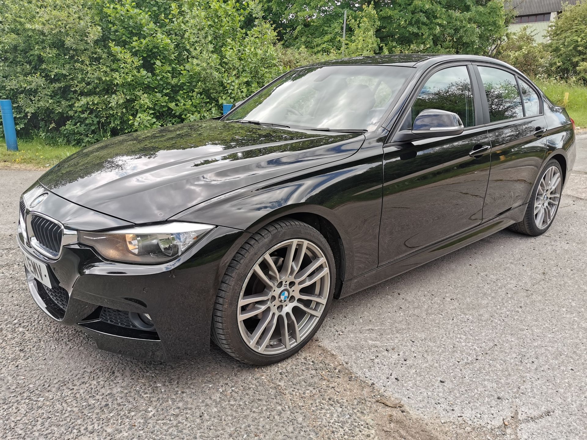 2013/13 REG BMW 320D EFFICIENT DYNAMICS 2.0 DIESEL BLACK 4 DOOR SALOON *NO VAT* - Image 3 of 30