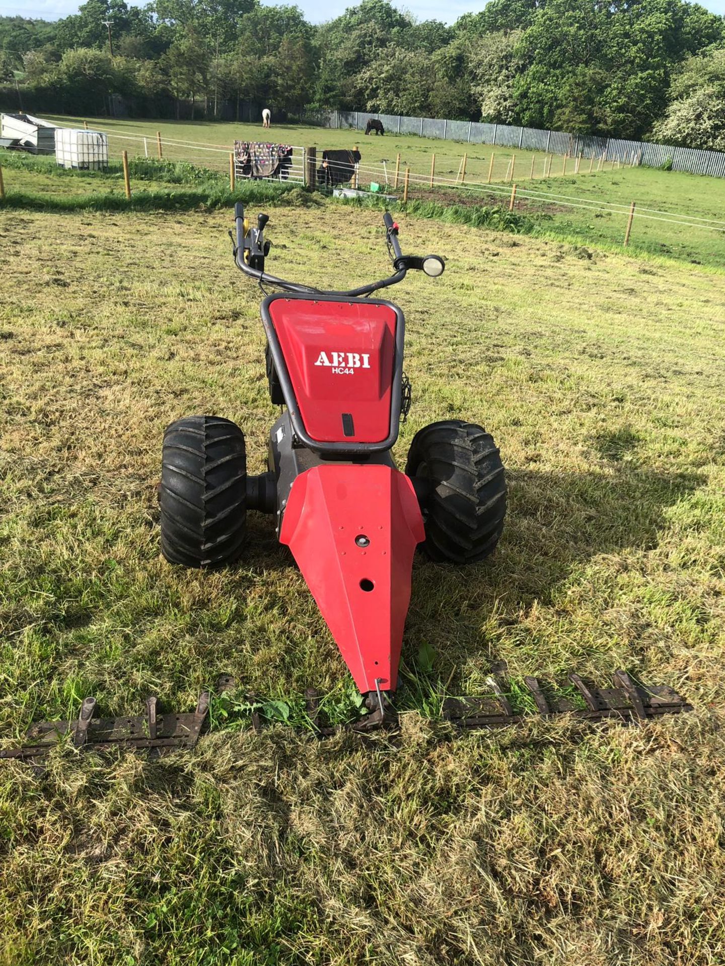 AEBI HC44 WALK BEHIND MOWER FINGER BAR MOWER, RUNS AND WORKS *NO VAT* - Image 5 of 7