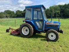 ISEKI TA530F COMPACT TRACTOR C/W PTO DRIVEN TOPPER, RUNS AND WORKS *PLUS VAT*