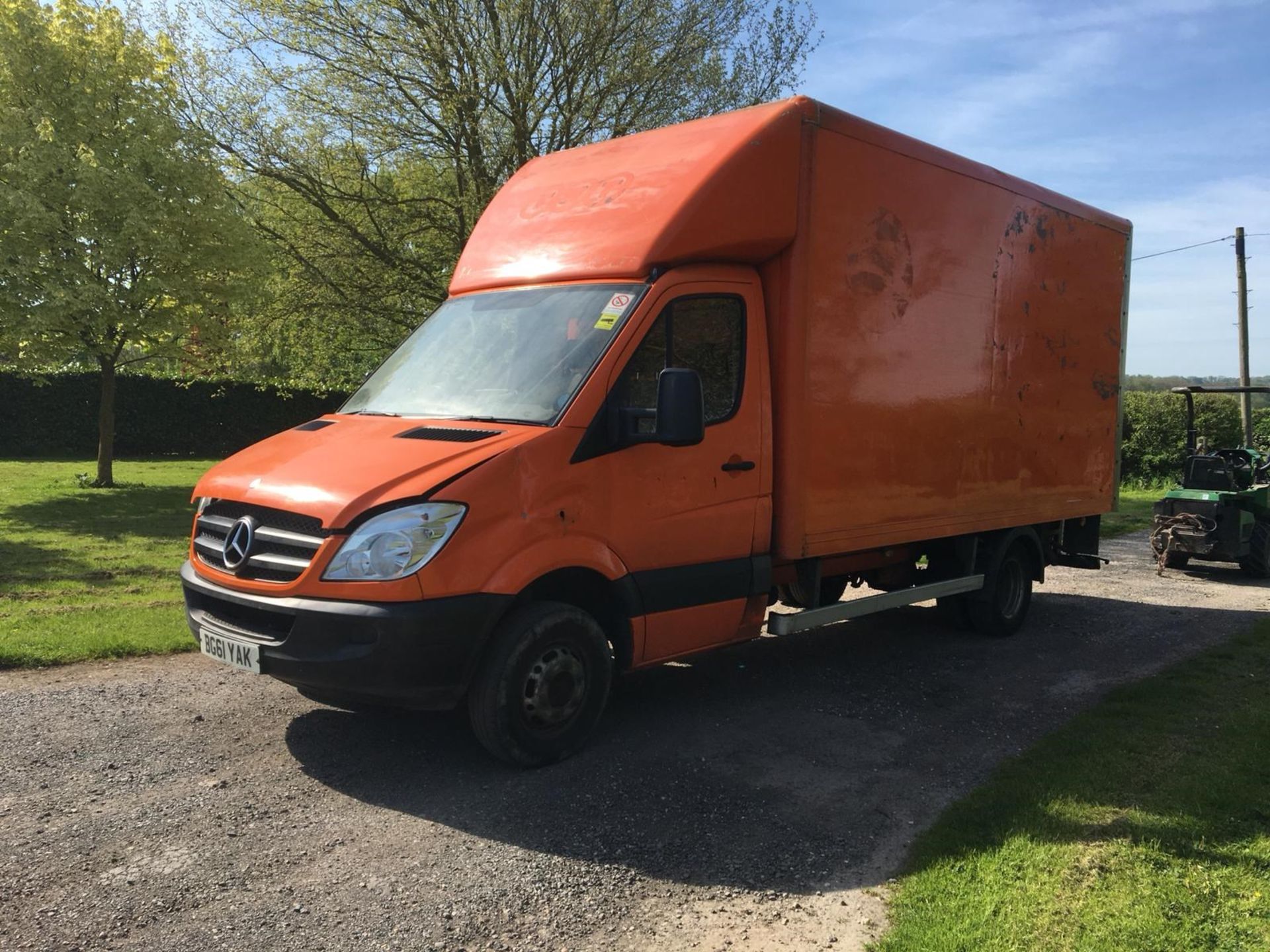 2011/61 REG MERCEDES-BENZ SPRINTER 513 CDI 2.2 DIESEL ORANGE BOX VAN, SHOWING 0 FORMER KEEPERS - Bild 3 aus 7