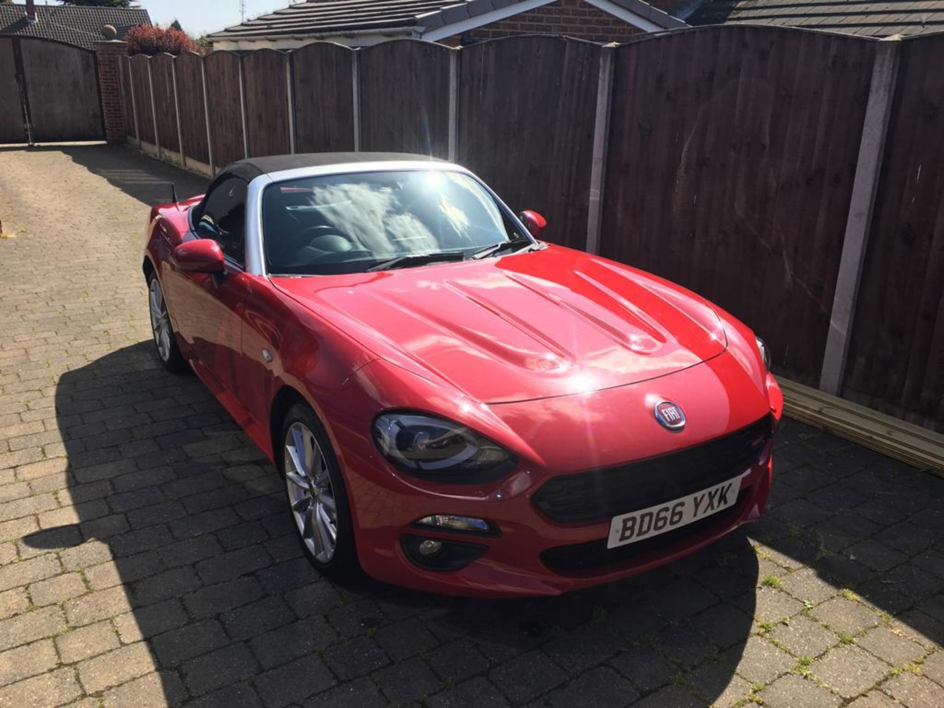 2016/66 REG FIAT 124 SPIDER LUSSO + MULTIA 1.4 PETROL CONVERTIBLE, SHOWING 1 FORMER KEEPER *NO VAT* - Image 6 of 7