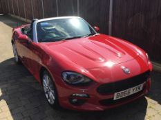2016/66 REG FIAT 124 SPIDER LUSSO + MULTIA 1.4 PETROL CONVERTIBLE, SHOWING 1 FORMER KEEPER *NO VAT*
