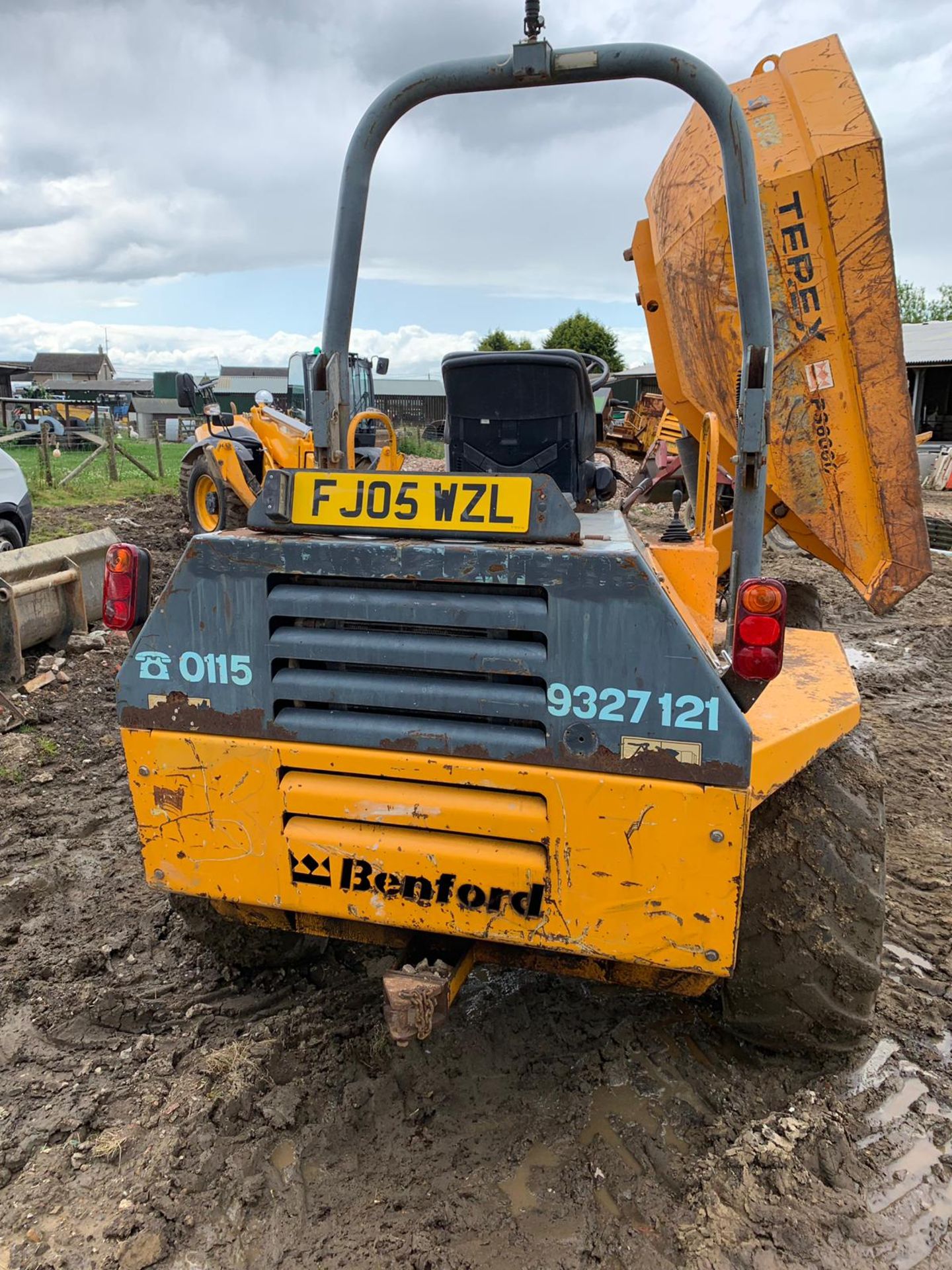 2005 BENFORD TEREX PS6000 6 TONNE SWIVEL DUMPER, RUNS WORKS AND TIPS *PLUS VAT* - Image 6 of 11