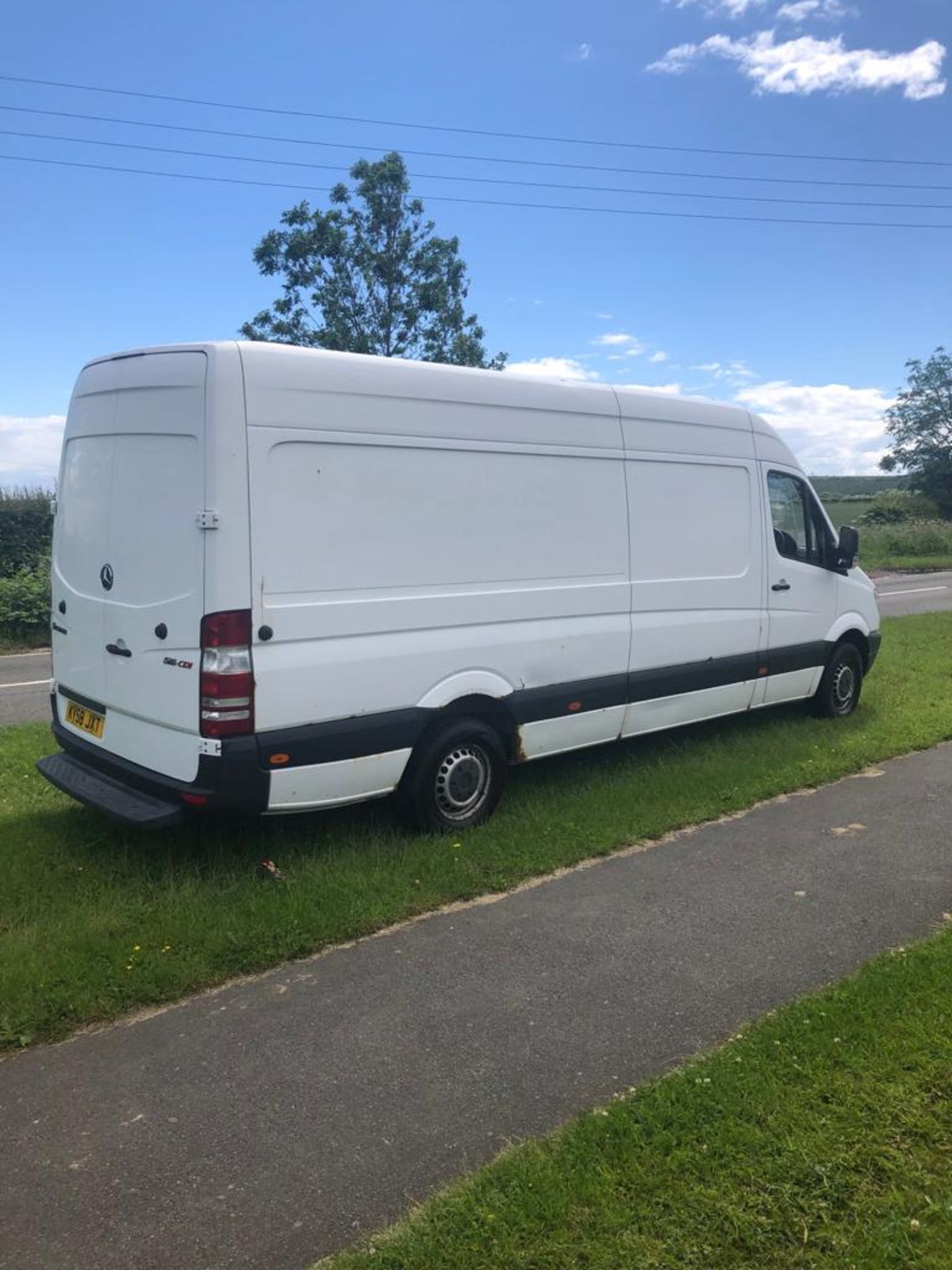 2008/58 REG MERCEDES SPRINTER 311 CDI LWB 2.2 DIESEL WHITE PANEL VAN, SHOWING 2 FORMER KEEPERS - Bild 5 aus 10