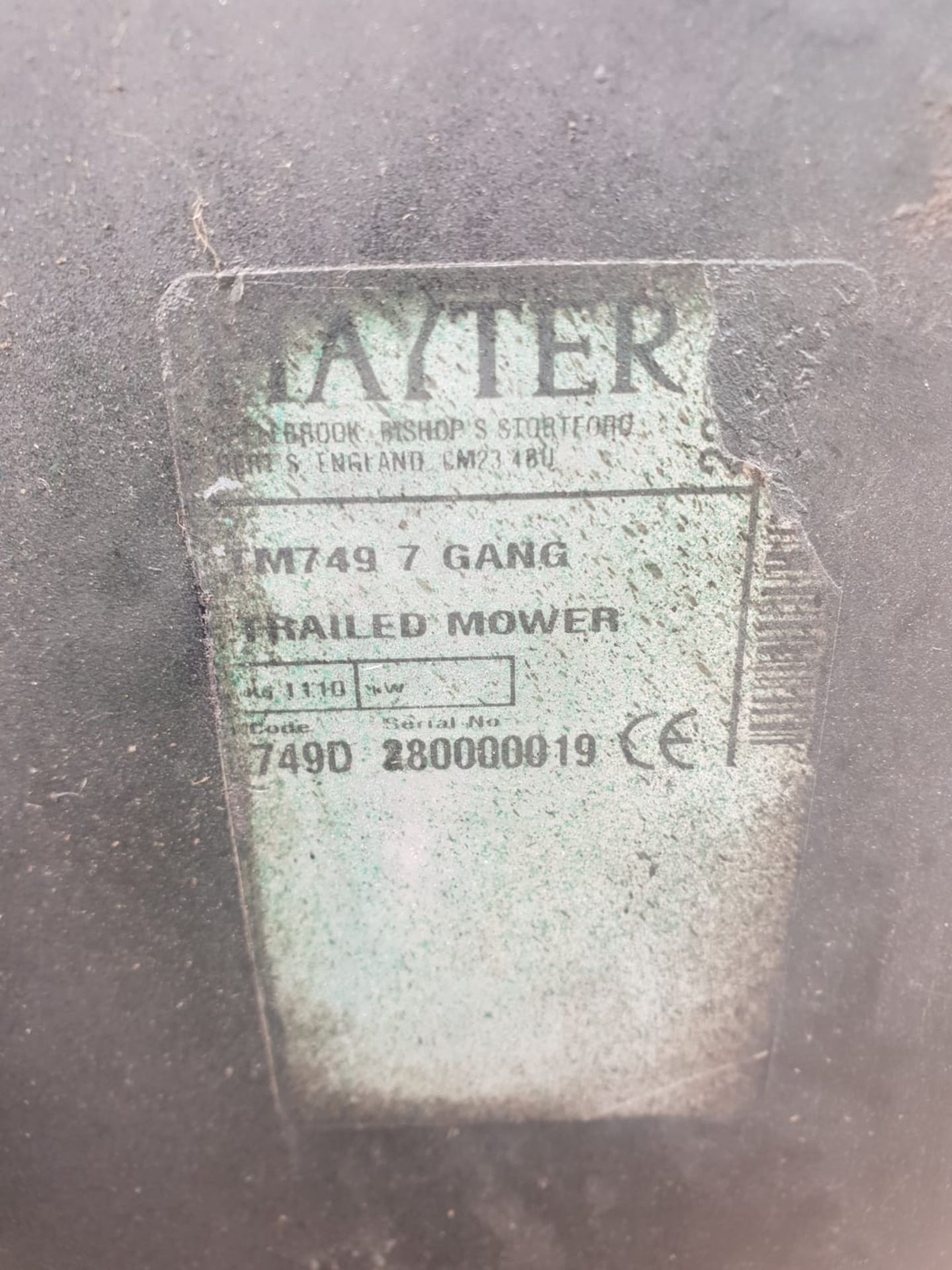 HAYTER TM SINGLE AXLE 7 GANG MOWER, YEAR 2008, REALLY GOOD CONDITION, TIRES LIKE NEW *NO VAT* - Image 16 of 16