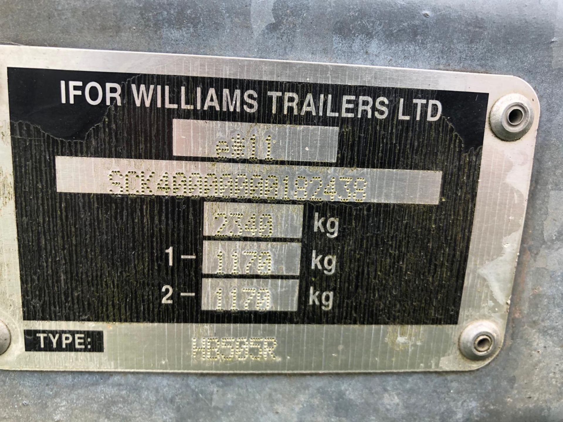 IFOR WILLIAMS 505 TWIN AXLE HORSEBOX TRAILER WITH SIDE RAMP AND JOCKEY DOOR *PLUS VAT* - Image 9 of 9