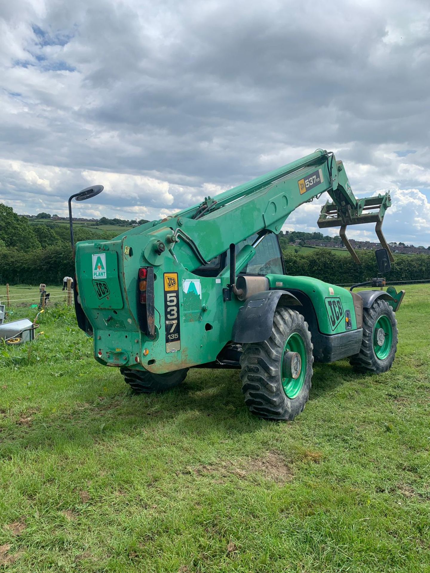 2003 JCB 537-135 LOADALL GREEN TELESCOPIC HANDLER WITH PALLET FORKS *PLUS VAT* - Image 5 of 10