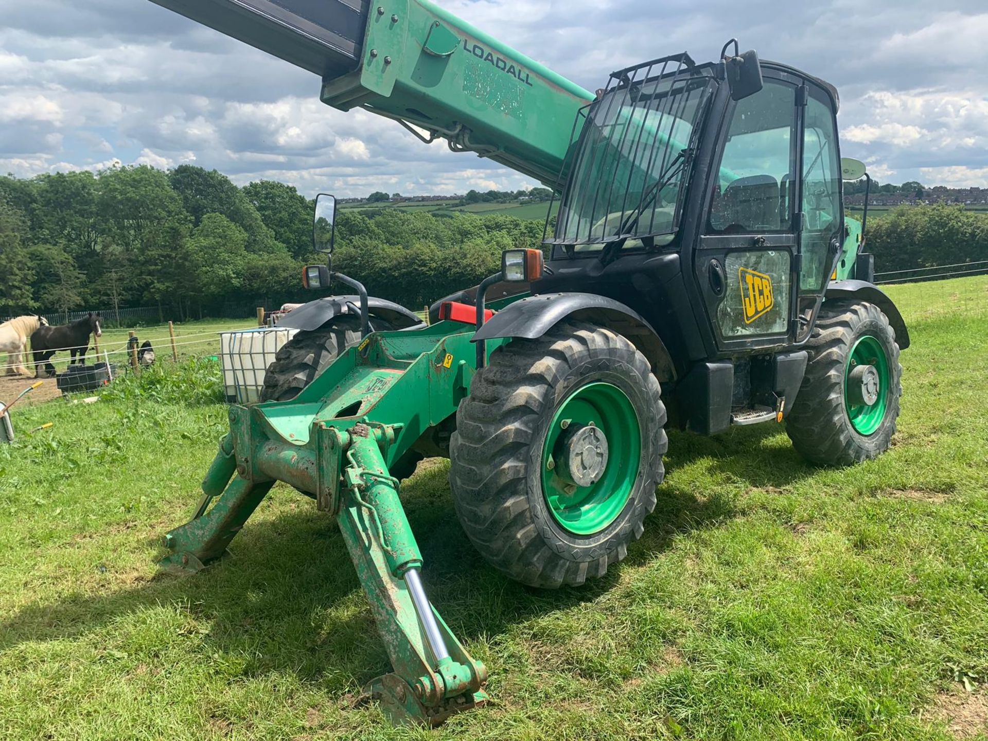 2003 JCB 537-135 LOADALL GREEN TELESCOPIC HANDLER WITH PALLET FORKS *PLUS VAT* - Image 2 of 10