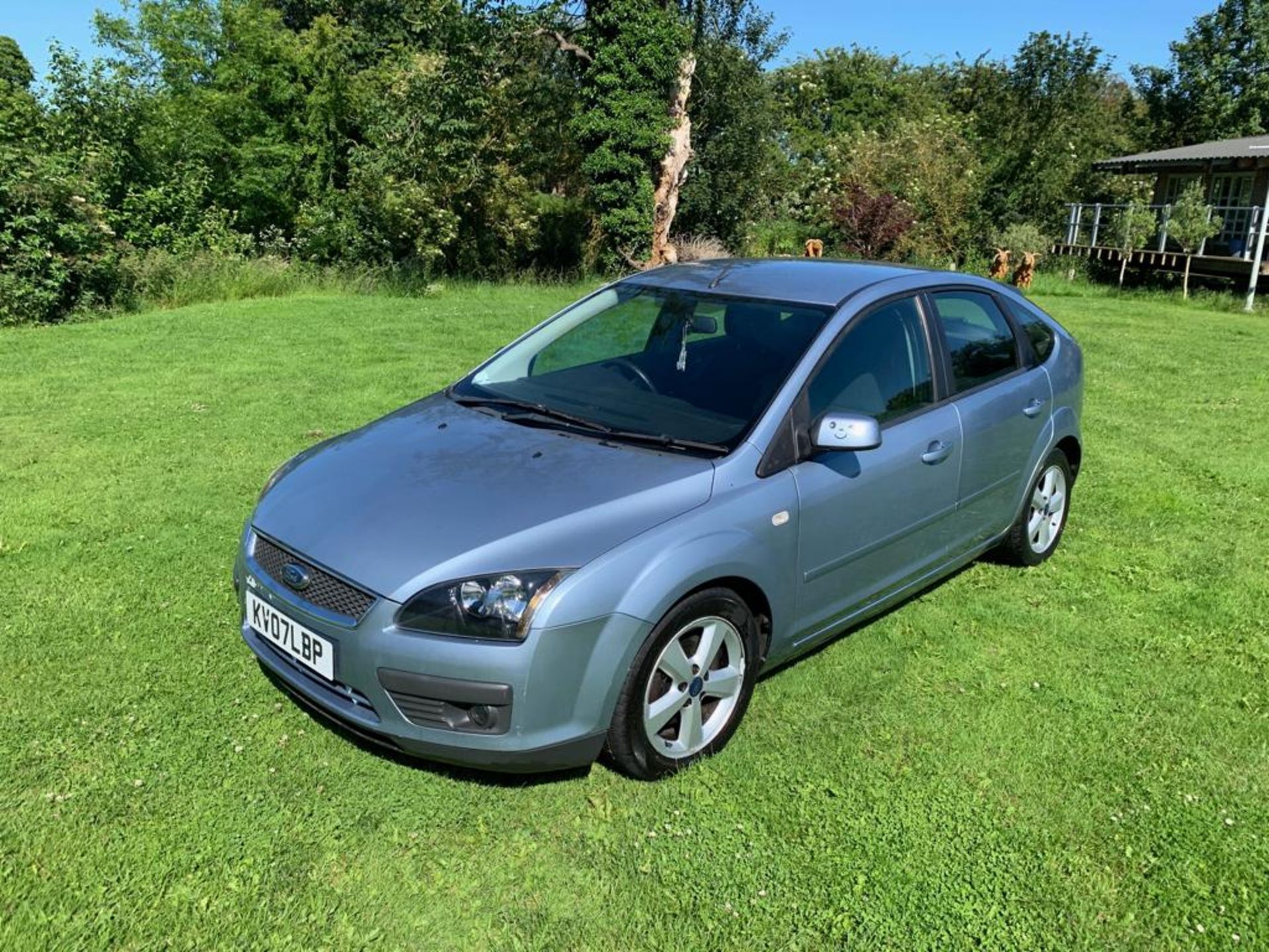 2007/07 REG FORD FOCUS ZETEC CLIMATE PACK 1.6 TDCI 5DR HATCHBACK 110 EURO 4 BLUE *NO VAT* - Bild 3 aus 18