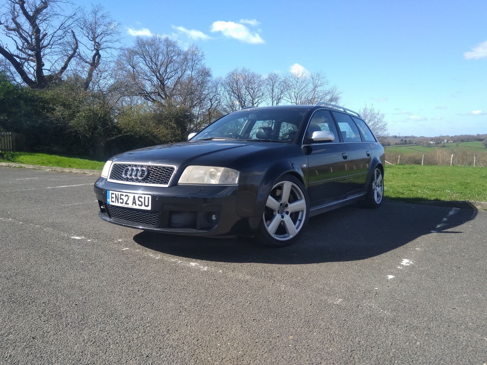 2003/52 REG AUDI RS6 QUATTRO AUTO 4.2L PETROL BLACK ESTATE *NO VAT* - Bild 3 aus 18