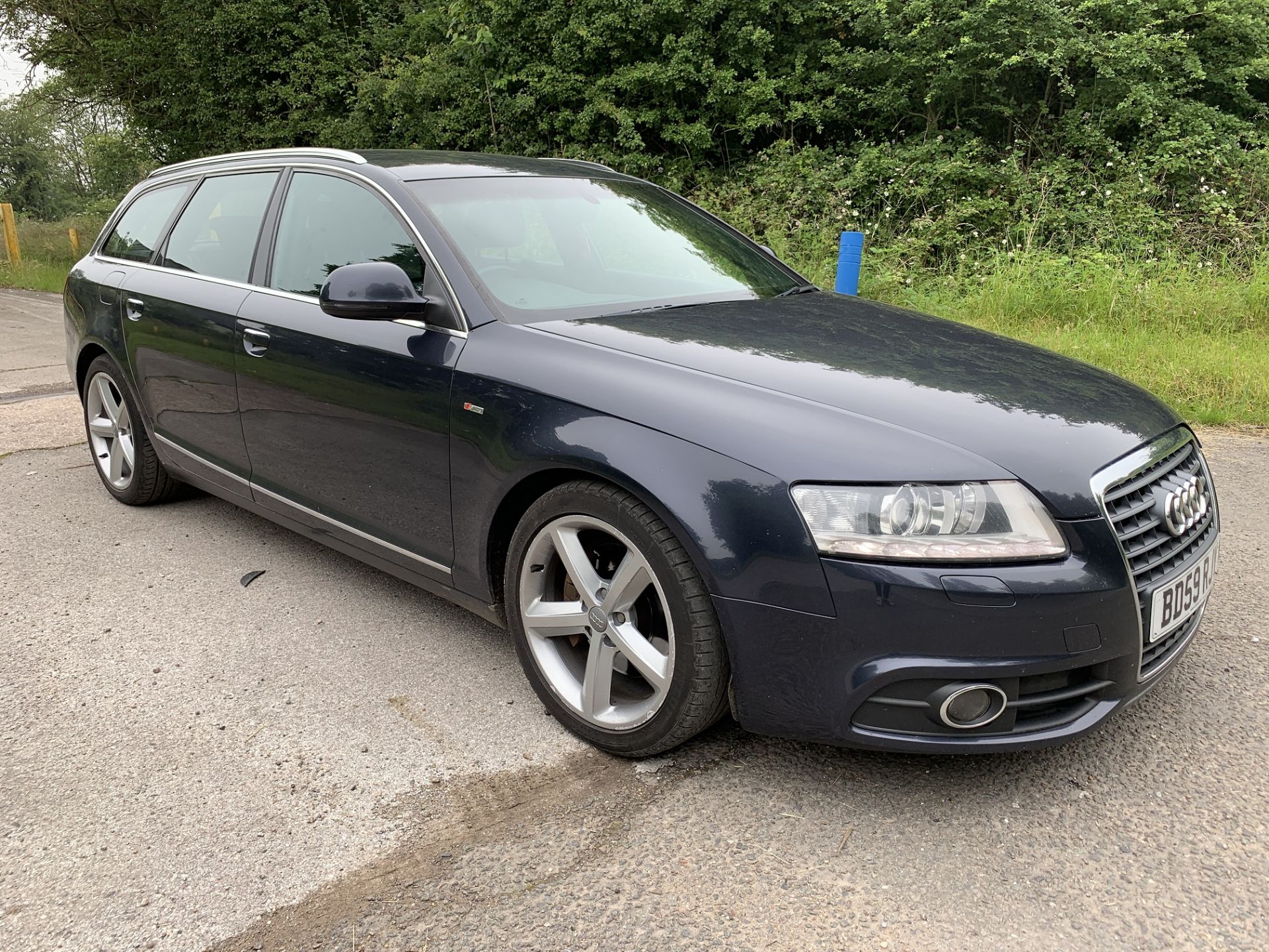 2009/59 REG AUDI A6 S LINE TDI CVT 2.0 DIESEL ESTATE, SHOWING 2 FORMER KEEPERS *NO VAT*