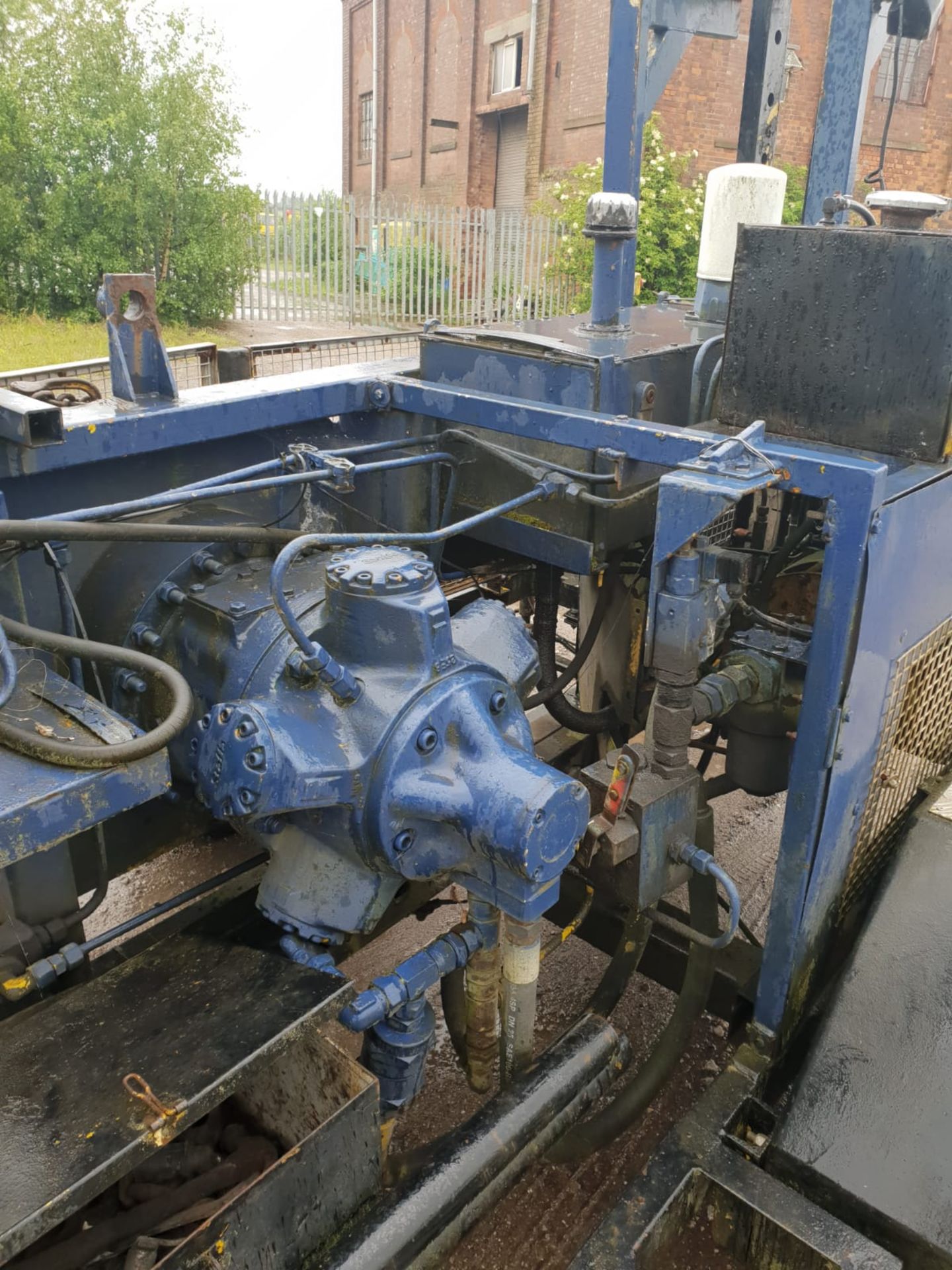 DIESEL HYDRAULIC WINCH LISTER PETTER ENGINE 2 CYLINDER, IN FULL WORKING ORDER *NO VAT* - Image 6 of 17