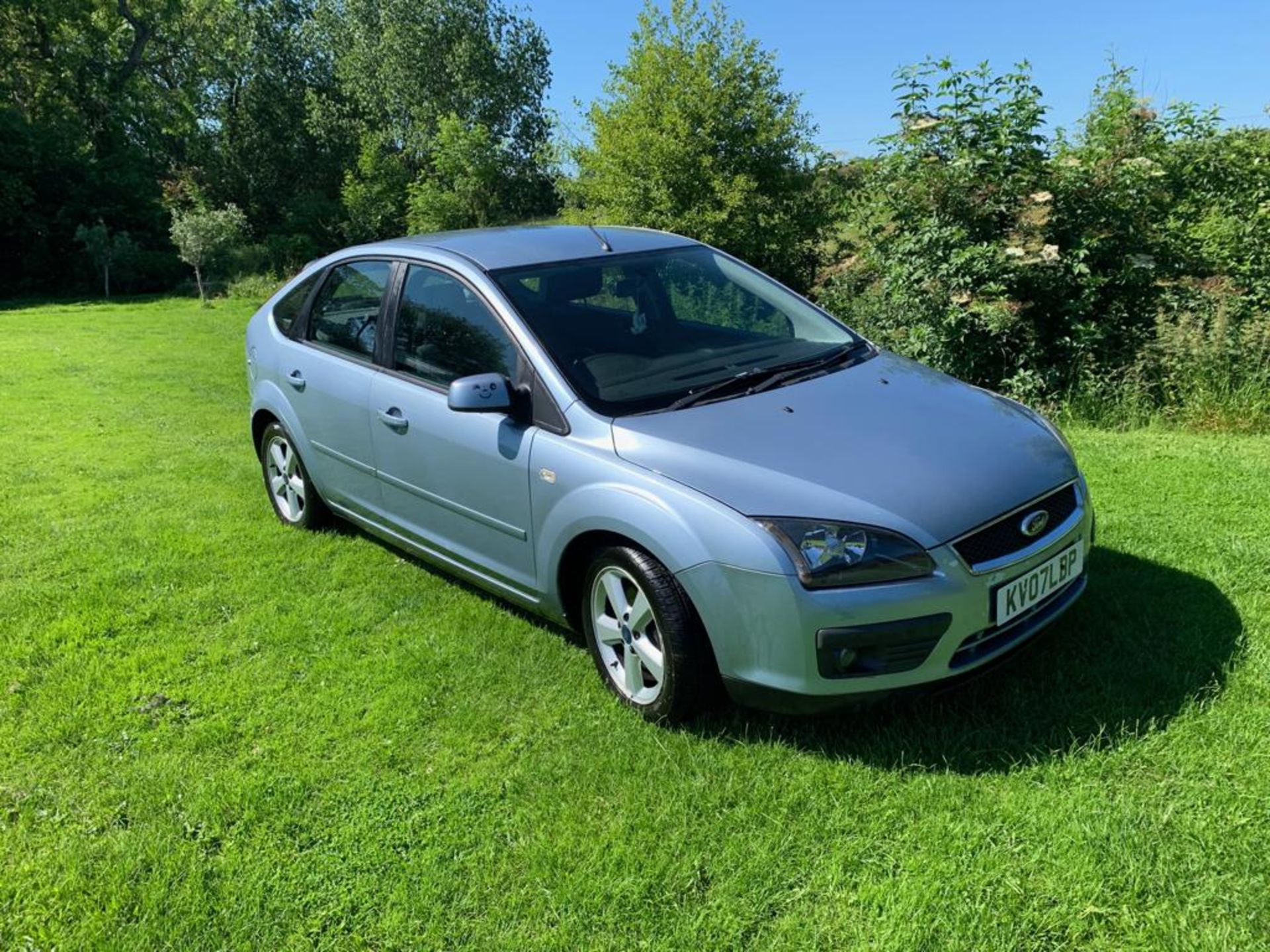 2007/07 REG FORD FOCUS ZETEC CLIMATE PACK 1.6 TDCI 5DR HATCHBACK 110 EURO 4 BLUE *NO VAT*