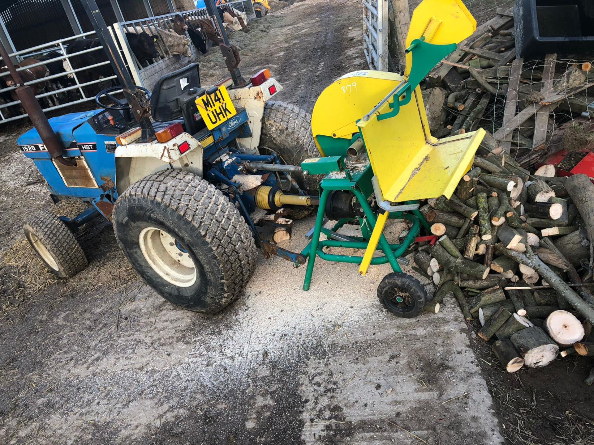 1994/M REG FORD NEW HOLLAND 1520 BLUE DIESEL COMPACT DIESEL TRACTOR *PLUS VAT* - Image 18 of 18