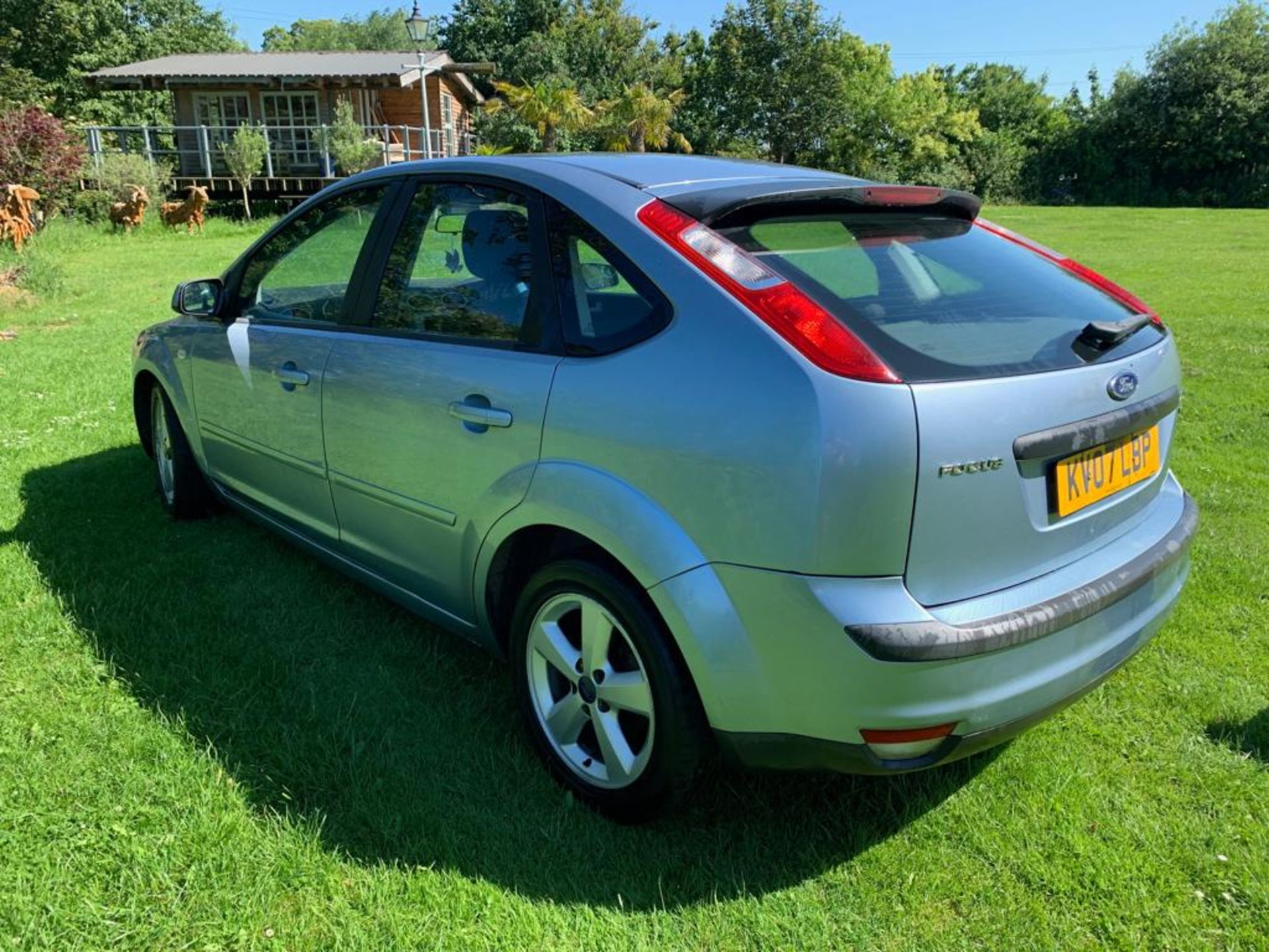 2007/07 REG FORD FOCUS ZETEC CLIMATE PACK 1.6 TDCI 5DR HATCHBACK 110 EURO 4 BLUE *NO VAT* - Bild 4 aus 18