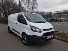 2015/65 REG FORD TRANSIT CUSTOM 290 ECO-TECH DIESEL PANEL VAN, SHOWING 0 FORMER KEEPERS *NO VAT*