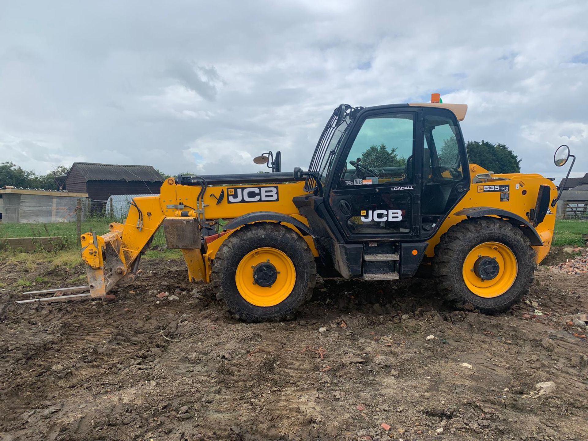 2014 JCB 535-140 HI-VIZ LOADALL 14 METER REACH TELE-HANDLER WITH FORKS *PLUS VAT* - Image 6 of 12