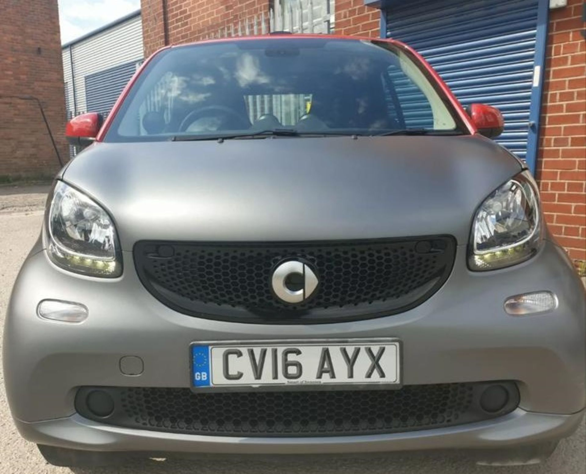 2016/16 REG SMART FORTWO PRIME PREMIUM AUTO 999CC PETROL GREY CONVERTIBLE *NO VAT* - Image 2 of 9