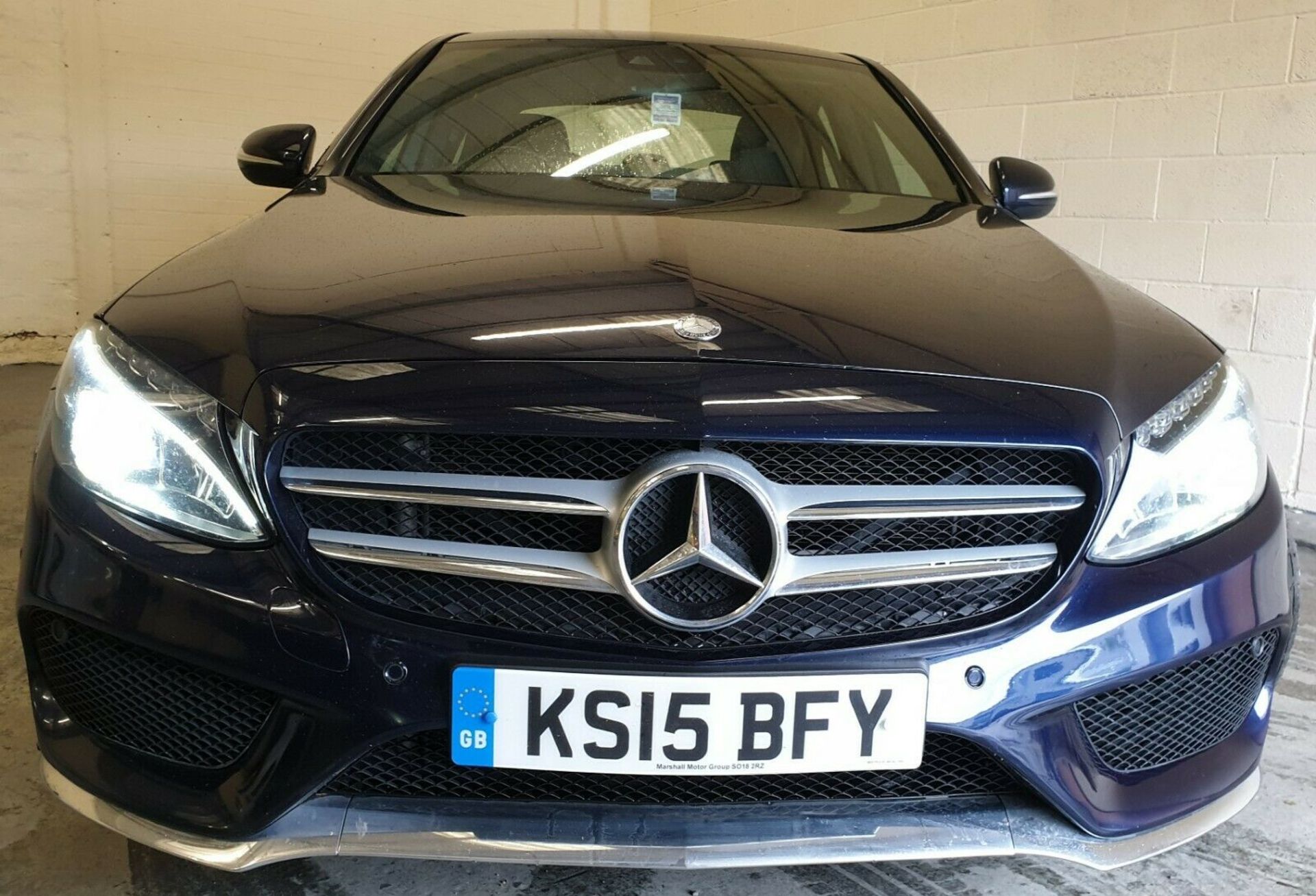 2015/15 REG MERCEDES-BENZ C250 AMG LINE BLUETECH 7 TRONIC PLUS AUTO 2.2 CDI 4 DOOR SALOON *NO VAT* - Image 4 of 12