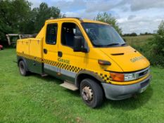 EX AA 2002 IVECO-FORD DAILY YELLOW 2.8 DIESEL BREAKDOWN RECOVERY TRUCK SPEC LIFT *PLUS VAT*