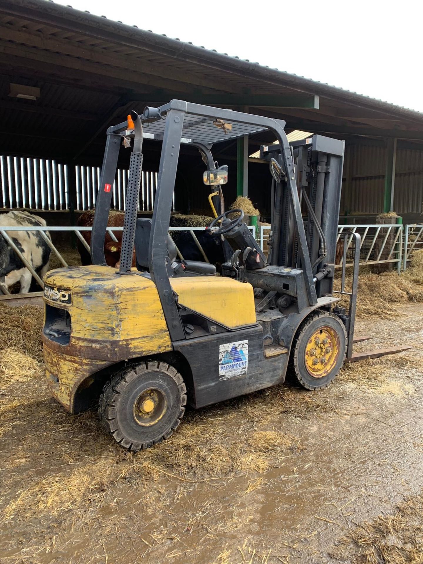 2003 DAEWOO D25S-3 2500KG DIESEL FORKLIFT CONTAINER SPEC WITH SIDE SHIFT *PLUS VAT* - Image 7 of 12