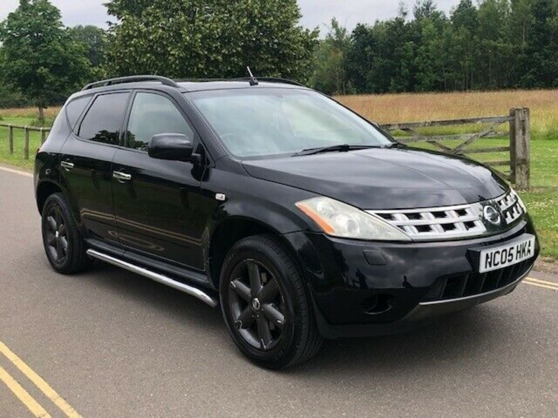 2005/05 REG NISSAN MURANO CVT AUTOMATIC 4X4 3.5 PETROL BLACK ESTATE *NO VAT*