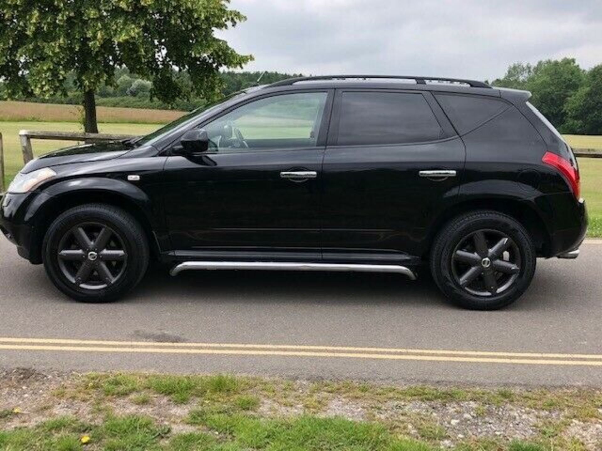 2005/05 REG NISSAN MURANO CVT AUTOMATIC 4X4 3.5 PETROL BLACK ESTATE *NO VAT* - Image 4 of 9