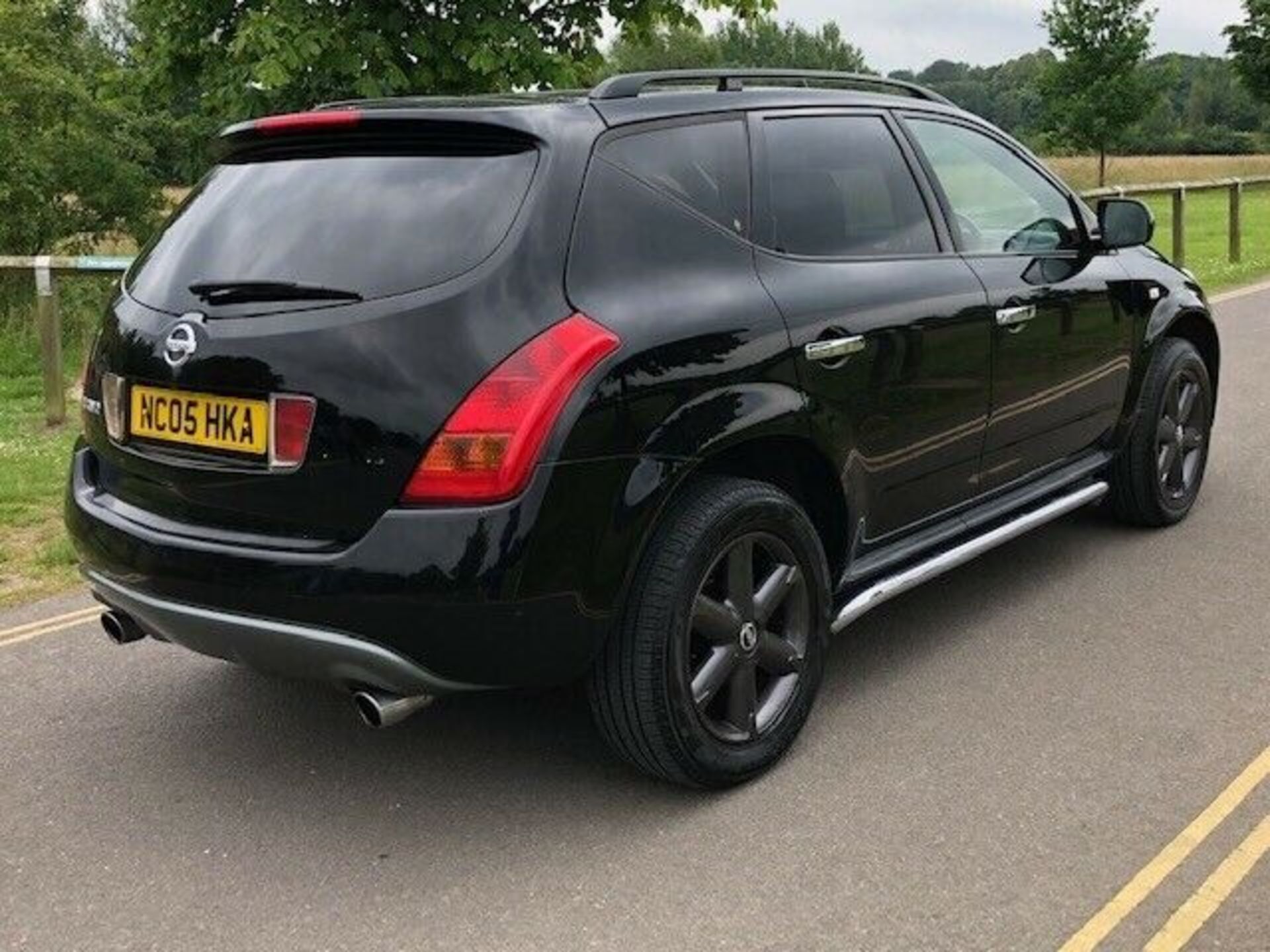 2005/05 REG NISSAN MURANO CVT AUTOMATIC 4X4 3.5 PETROL BLACK ESTATE *NO VAT* - Image 6 of 9