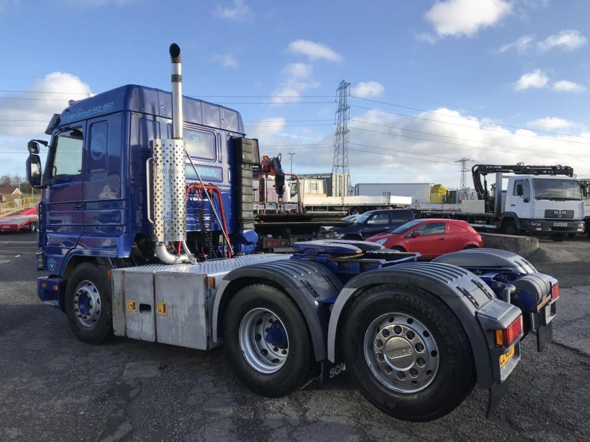 1996 SCANIA 143 450 TAG AXLE TOP LINE STREAM LINE 6X2 TRACTOR UNIT V8 GRS 900 GEARBOX GOOD RUNNER - Image 5 of 31