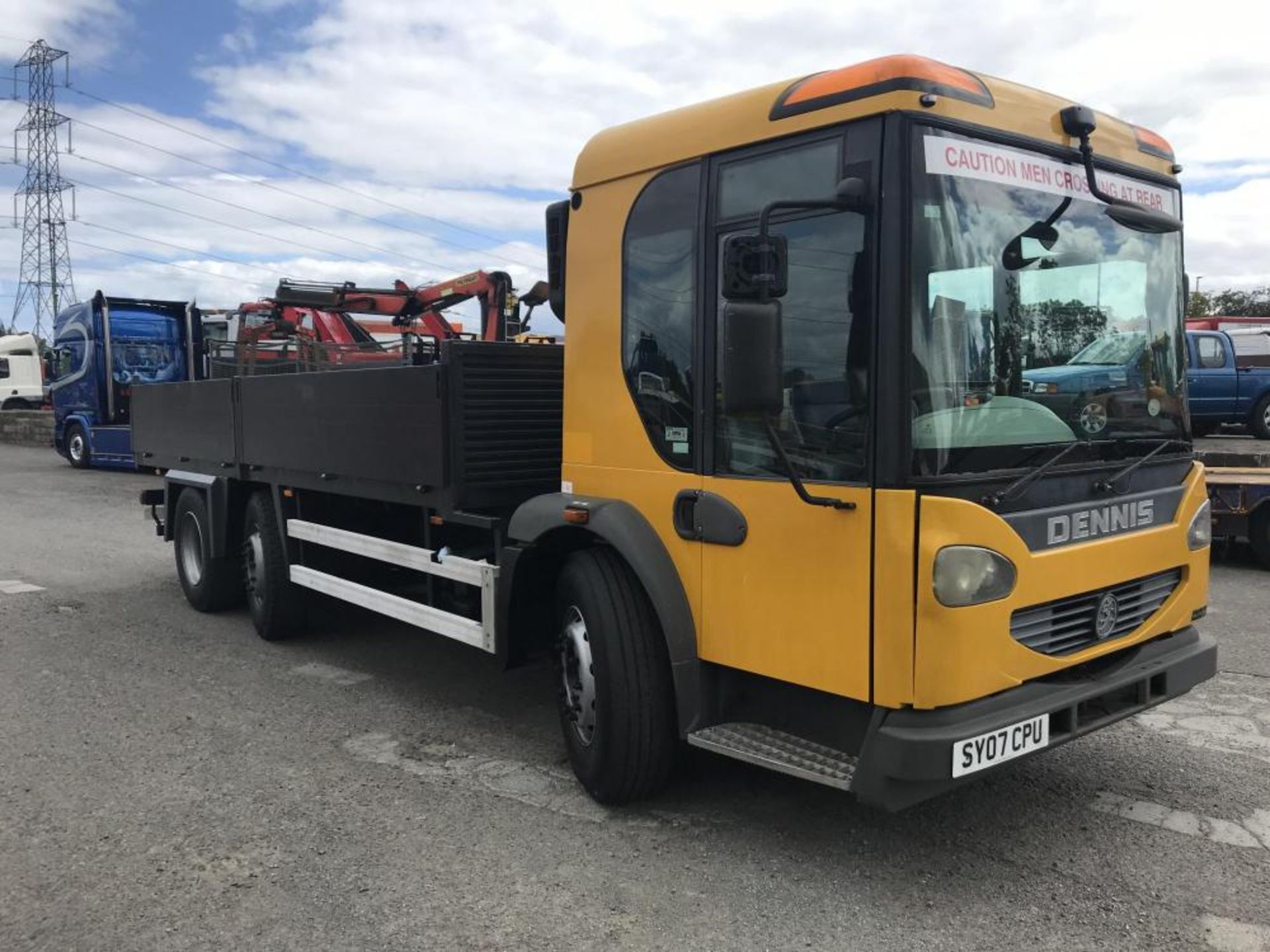 2007/07 REG DENNIS ELITE 2 MID STEER 6X2 DIESEL DROP SIDE TRUCK IDEAL SCAFFOLDING 4 SEATS *PLUS VAT*