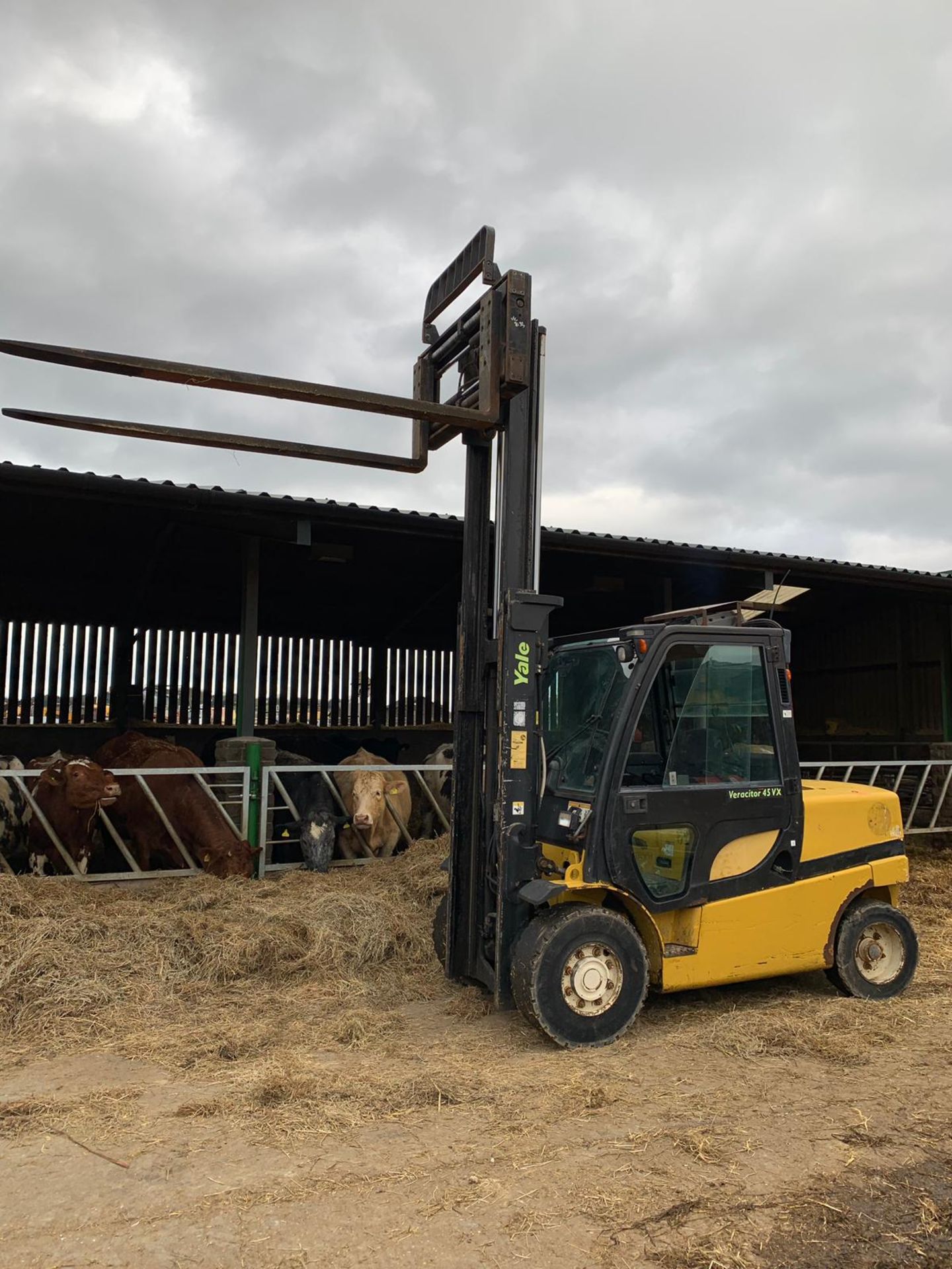 2006 YALE FORKLIFT 45 VX 4.5 TONNE DIESEL FORKLIFT 3400MM LIFT HEIGHT *PLUS VAT* - Image 2 of 13