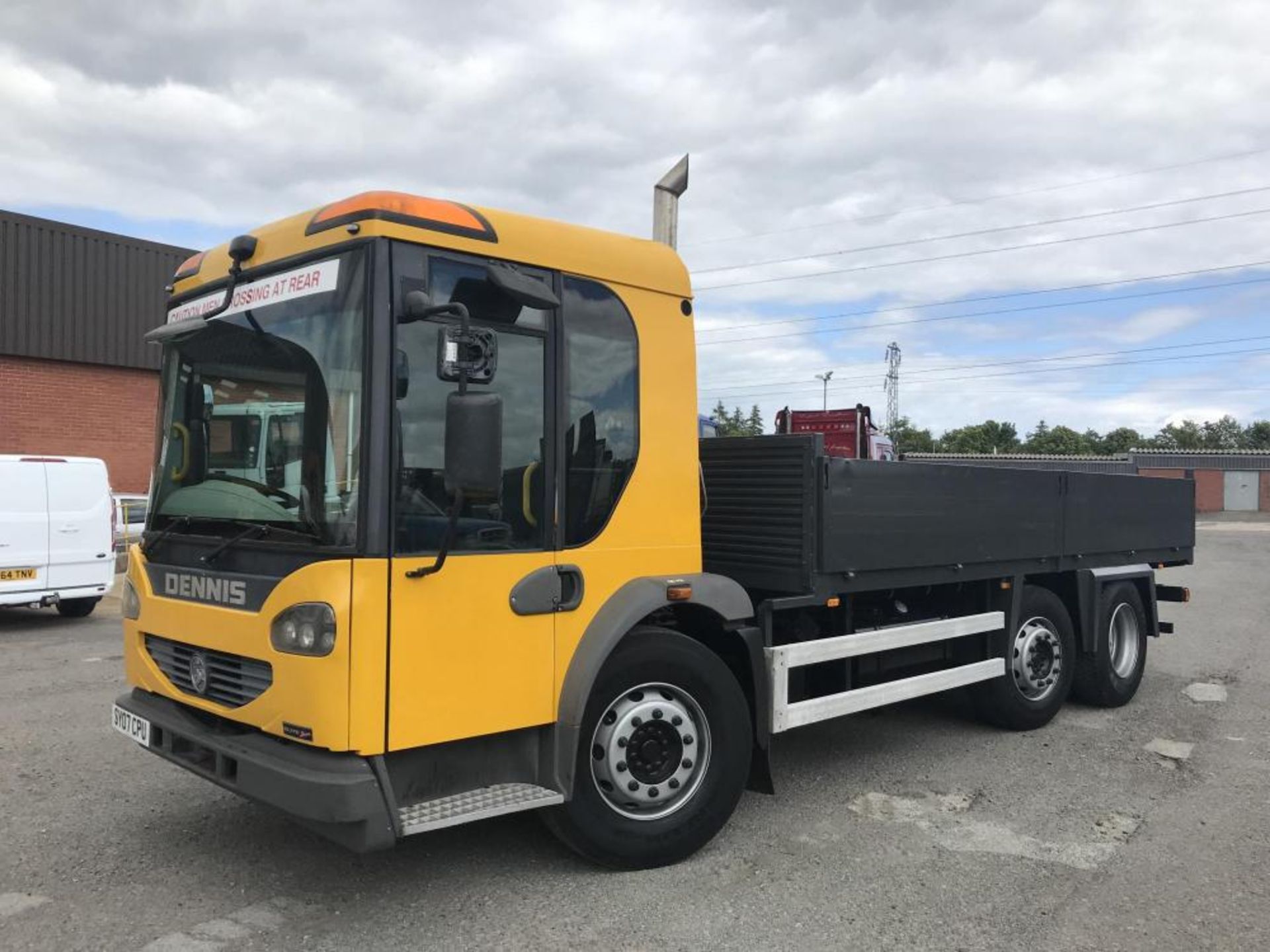 2007/07 REG DENNIS ELITE 2 MID STEER 6X2 DIESEL DROP SIDE TRUCK IDEAL SCAFFOLDING 4 SEATS *PLUS VAT* - Image 2 of 17