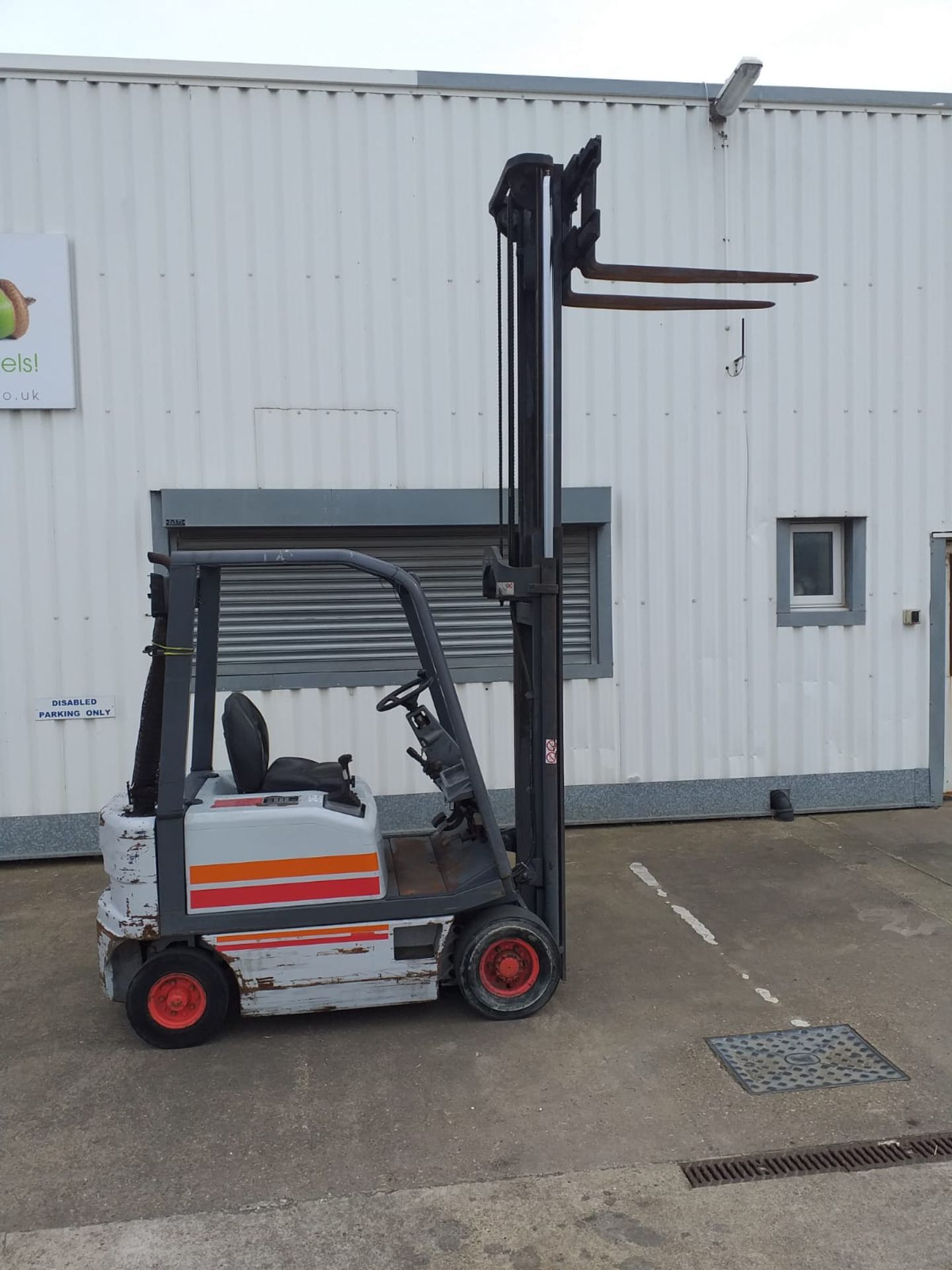 1995 FIAT D15 DIESEL 1.5 TON FORKLIFT DUPLEX MAST WITH SIDE SHIFT, RUNS, WORKS AND LIFTS *NO VAT*