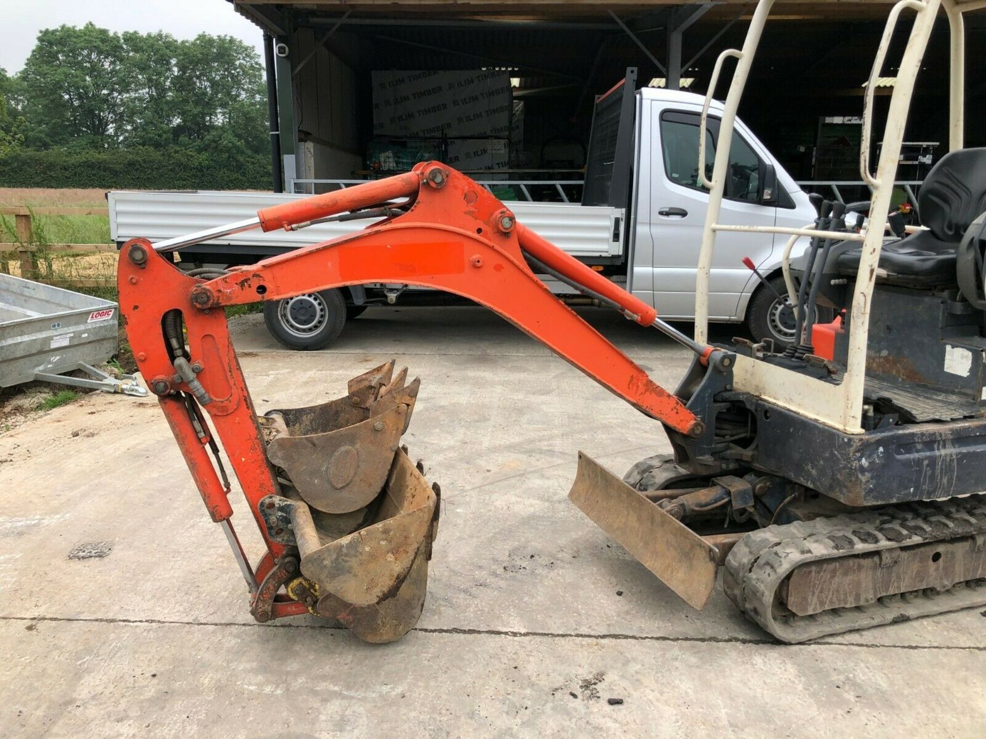 KUBOTA MINI DIGGER, KUBOTA KX36-3, COMPLETE WITH 3 BUCKETS, YEAR 2007 *PLUS VAT* - Image 2 of 7