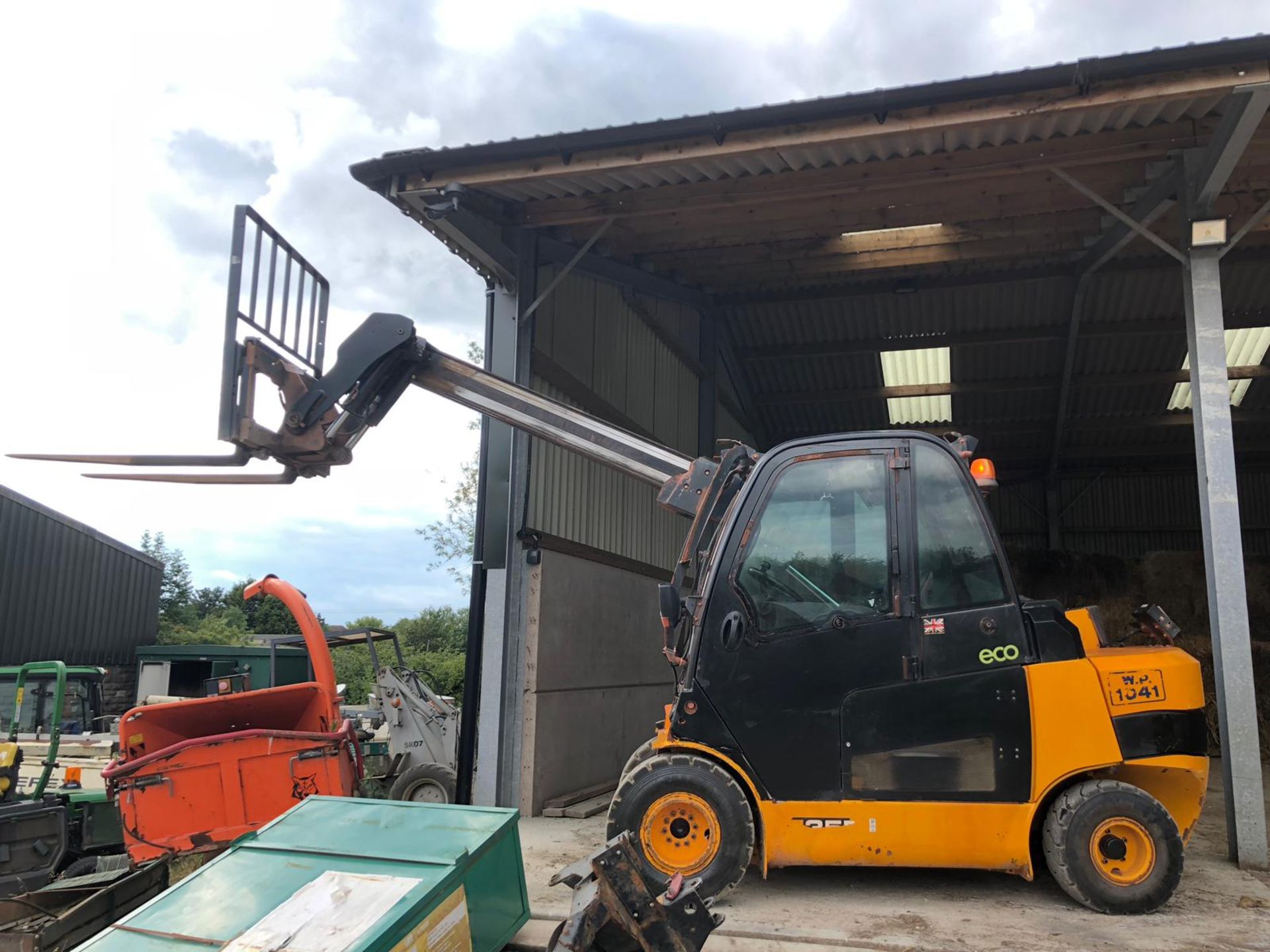 2014 JCB TELETRUK 3.5 TON ECO, RUNS WORKS AND LIFTS, ONLY 4165 HOURS (UNVERIFIED) *PLUS VAT*